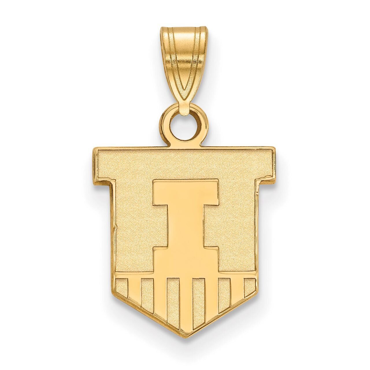 University of Illinois Small Pendant 10k Yellow Gold 1Y044UIL
