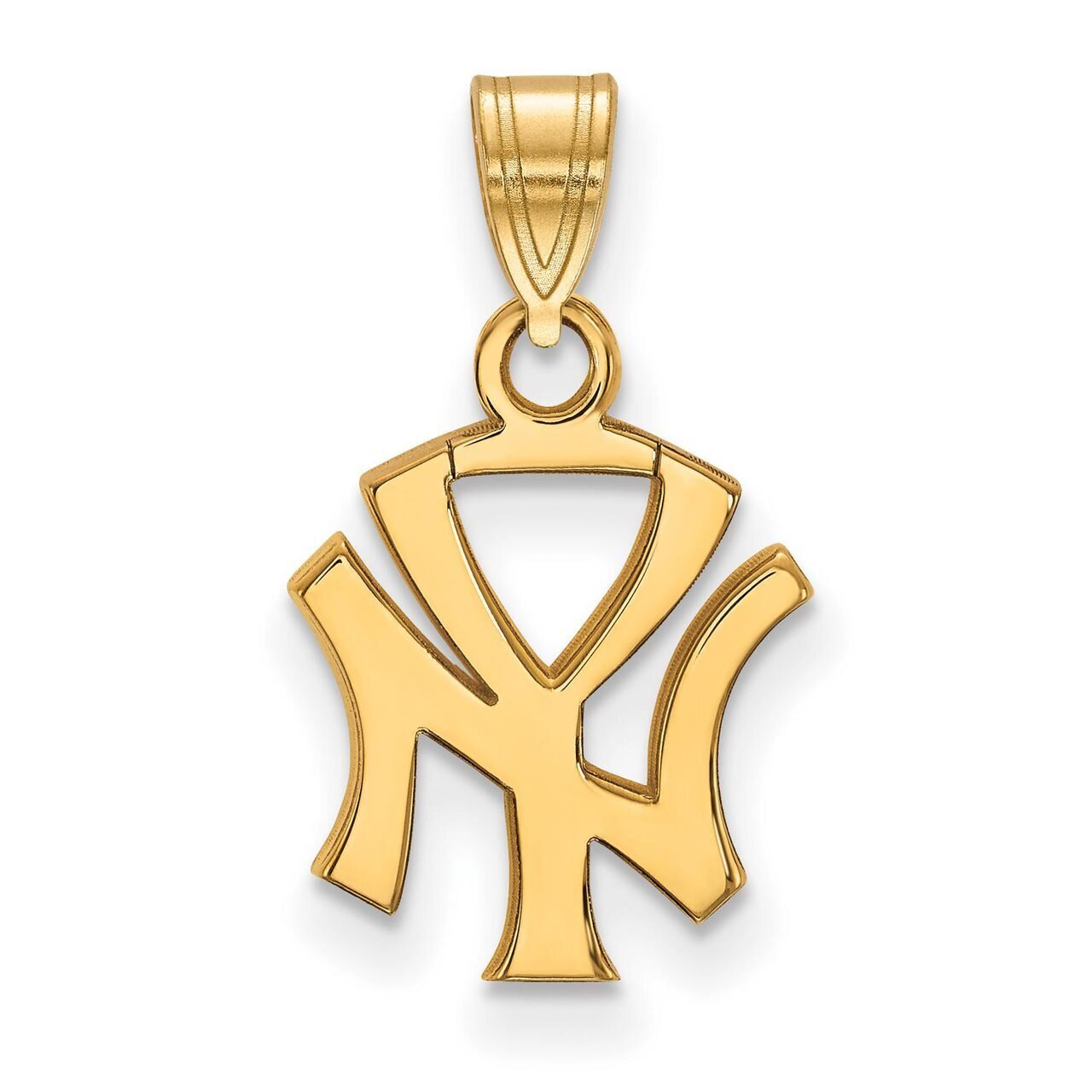 New York Yankees Small Pendant 10k Yellow Gold 1Y044YAN