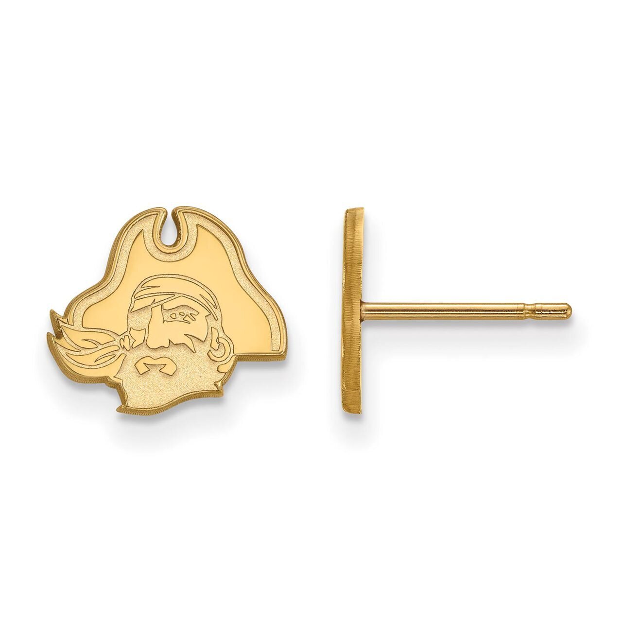 East Carolina University x-Small Post Earring 10k Yellow Gold 1Y046ECU, MPN: 1Y046ECU, 886774818139