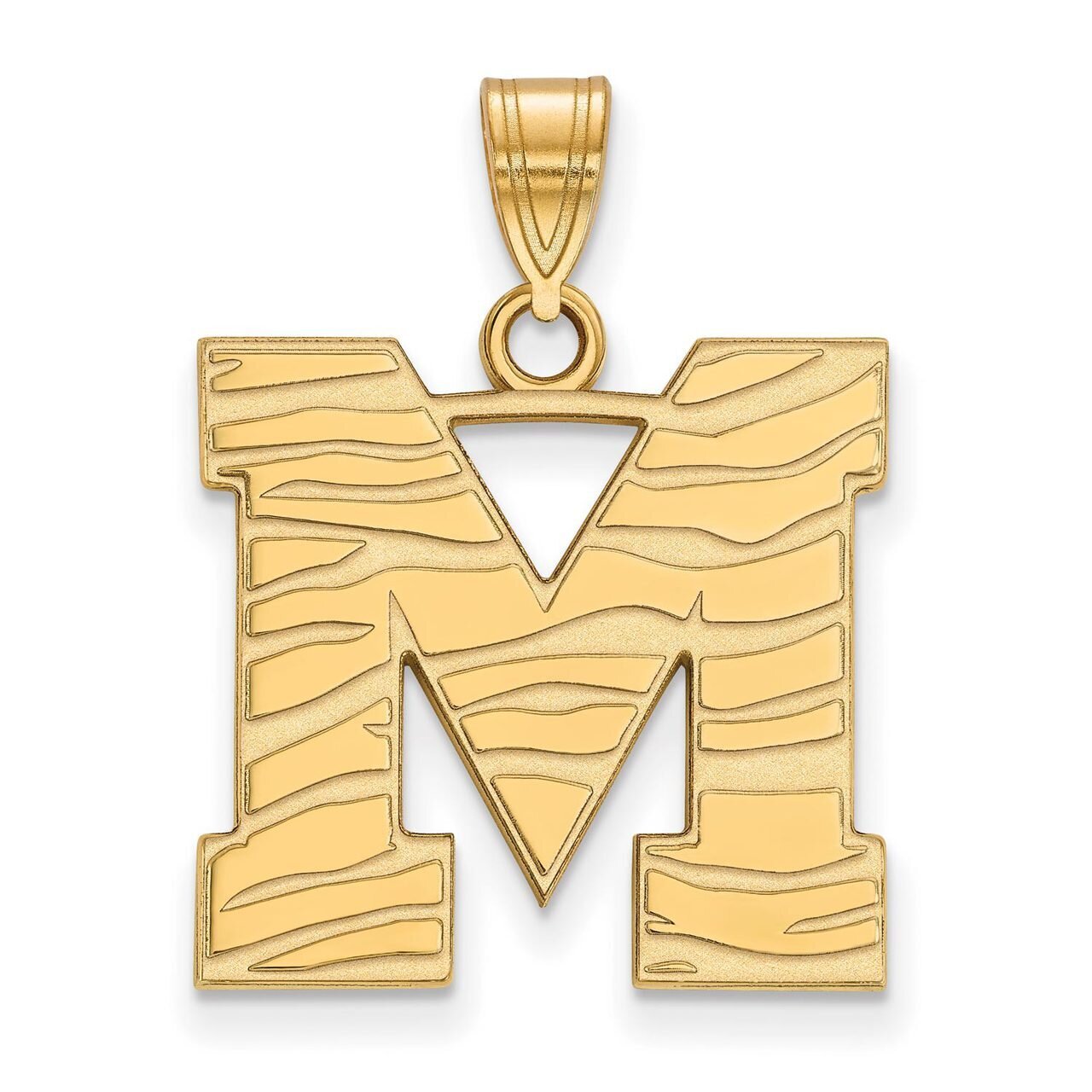 University of Memphis Large Pendant 10k Yellow Gold 1Y046UMP, MPN: 1Y046UMP, 886774818375