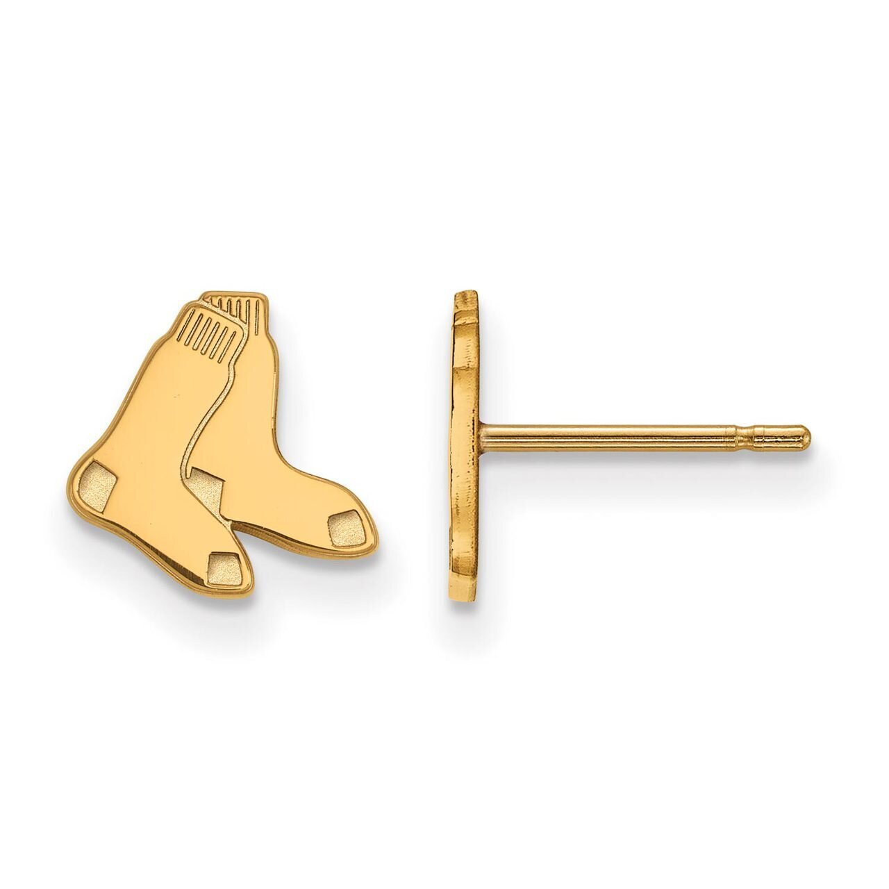 Boston Red Sox x-Small Post Earring 10k Yellow Gold 1Y049RSO, MPN: 1Y049RSO, 886774818917