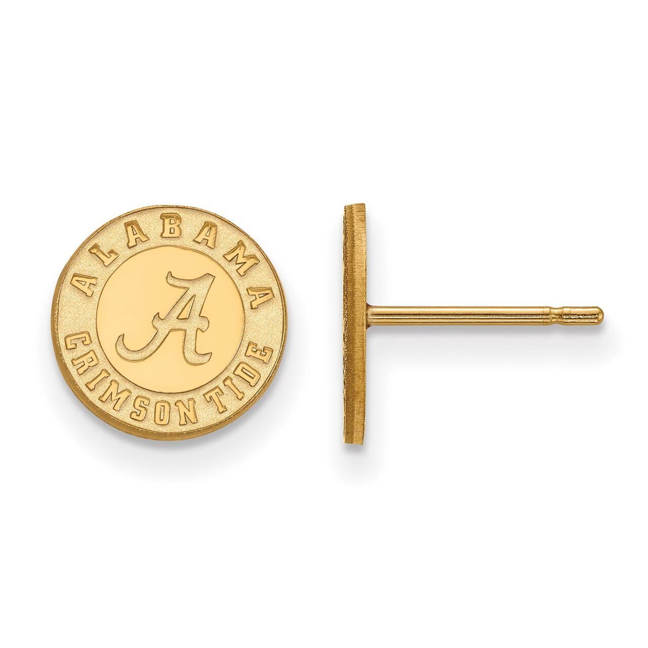 University of Alabama x-Small Post Earring 10k Yellow Gold 1Y049UAL, MPN: 1Y049UAL, 886774818948