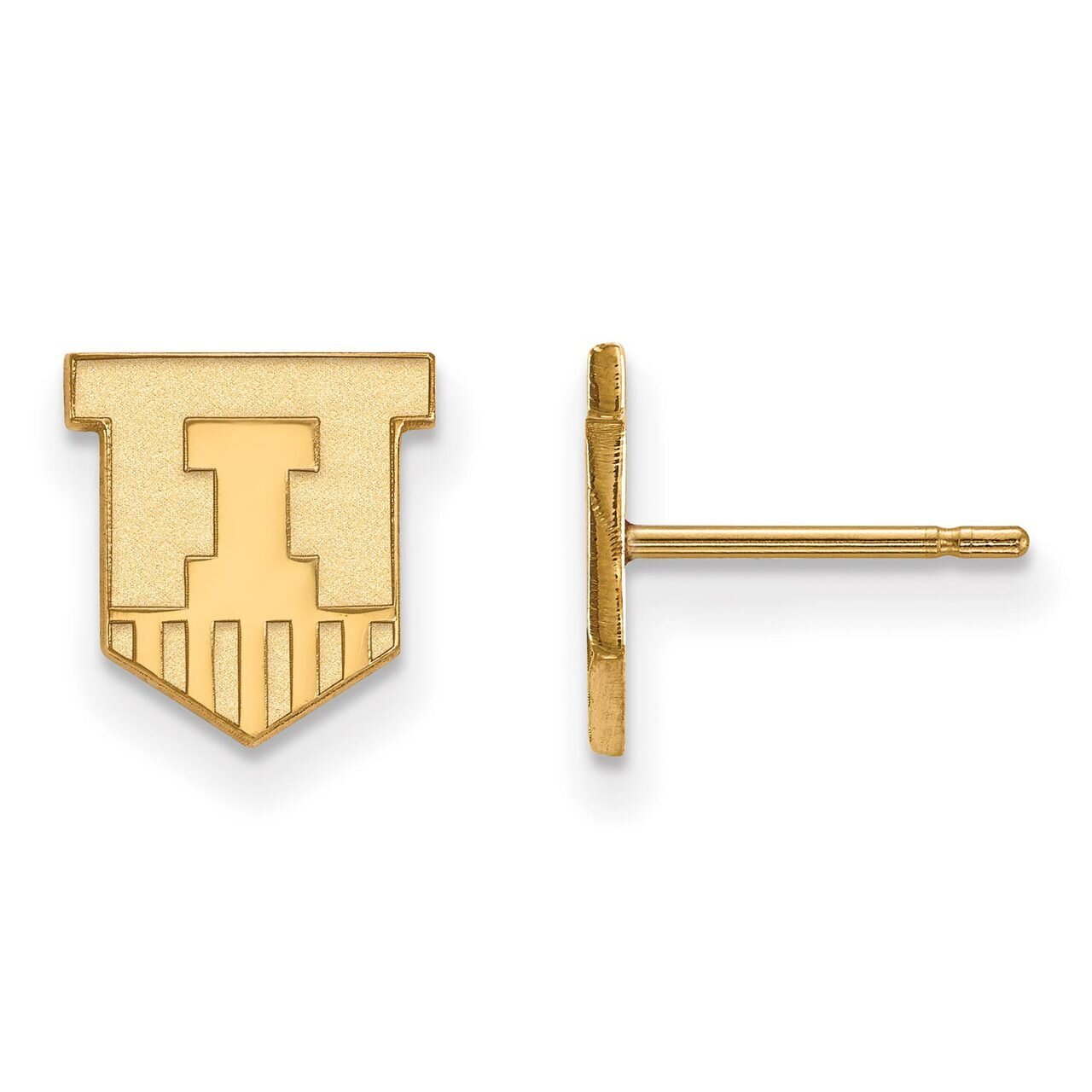 University of Illinois x-Small Post Earring 10k White Gold 1Y049UIL, MPN: 1Y049UIL, 886774818979
