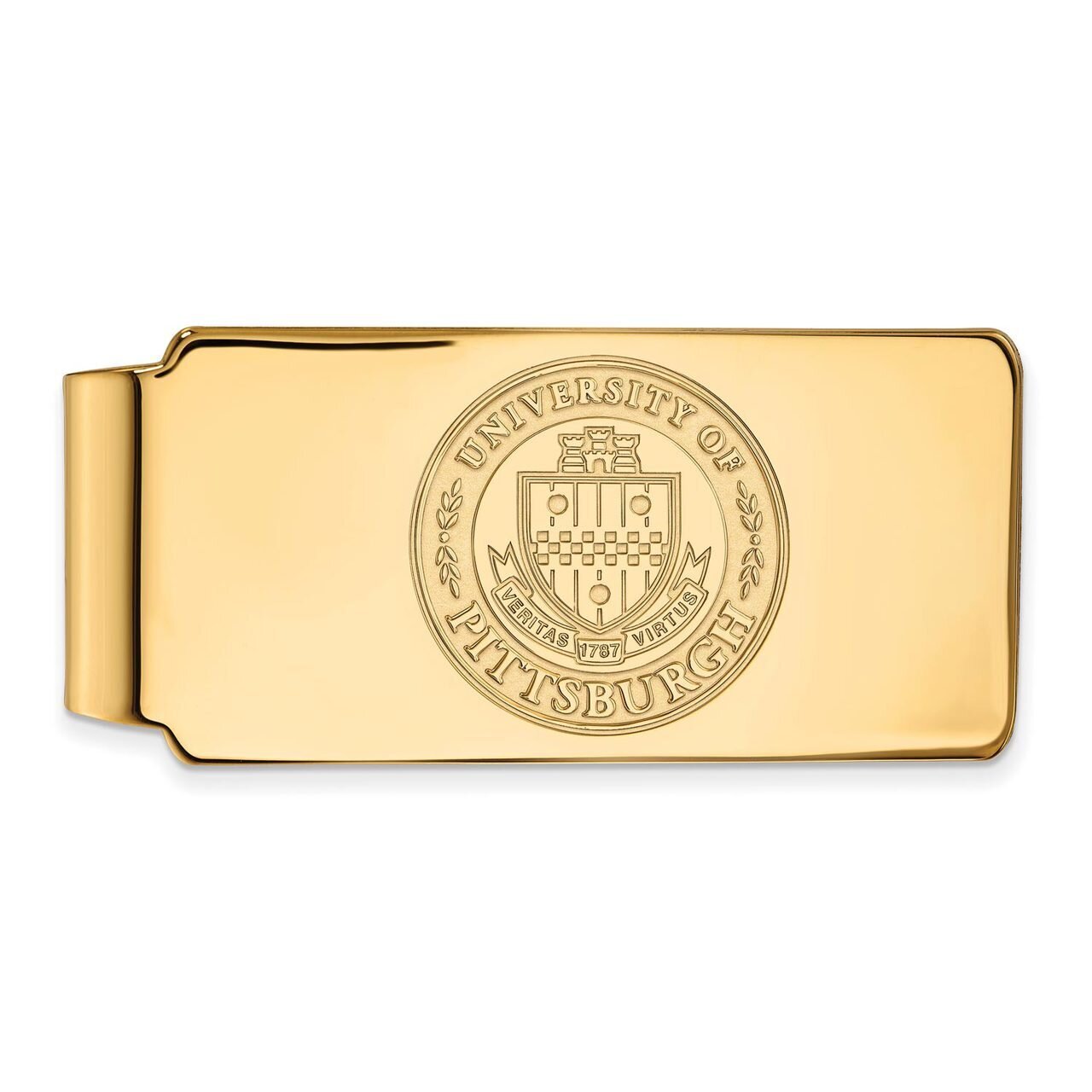 University of Pittsburgh Money Clip Crest 10k Yellow Gold 1Y049UPI, MPN: 1Y049UPI, 886774819013