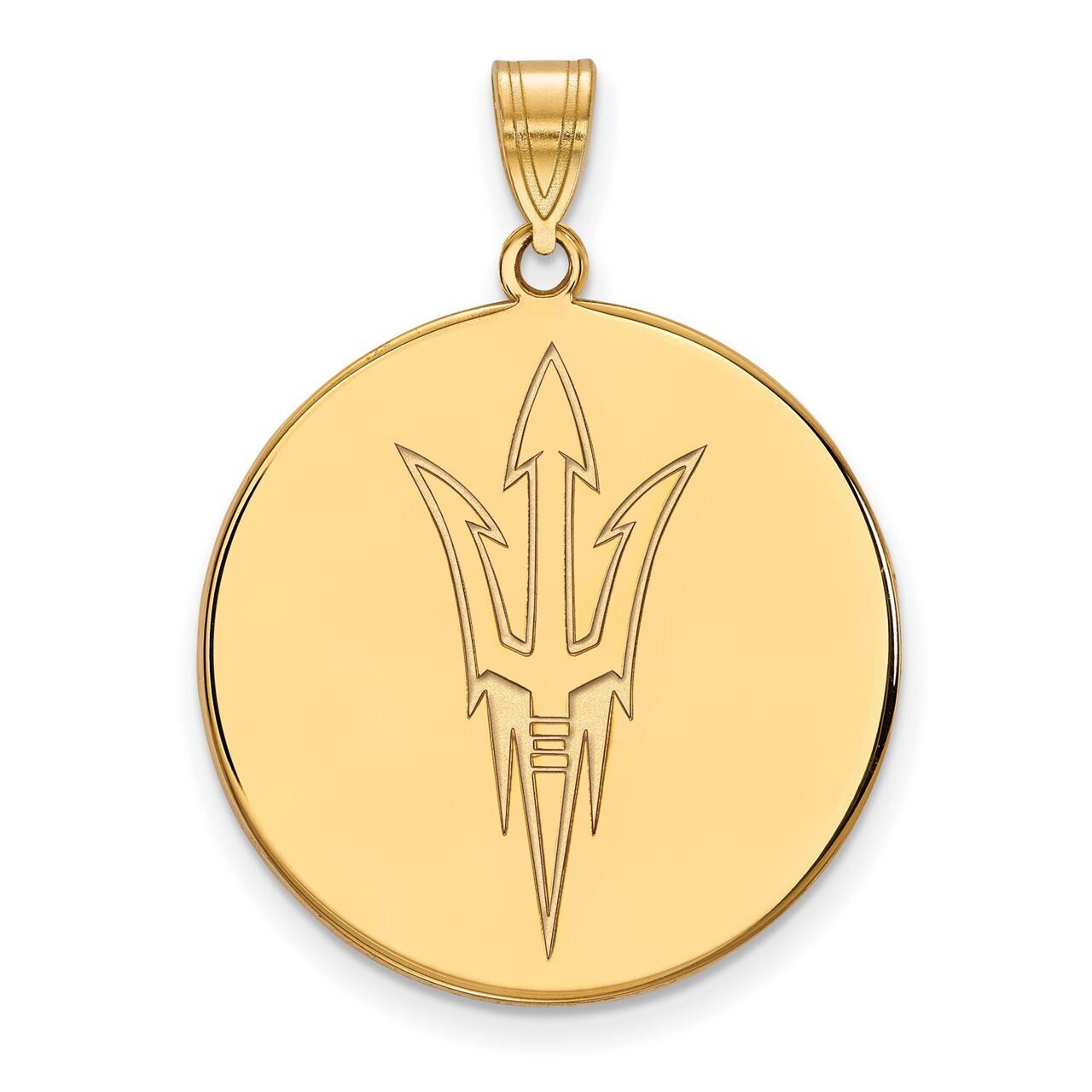 Arizona State University x-Large Disc Pendant 10k Yellow Gold 1Y050AZS, MPN: 1Y050AZS, 886774819068