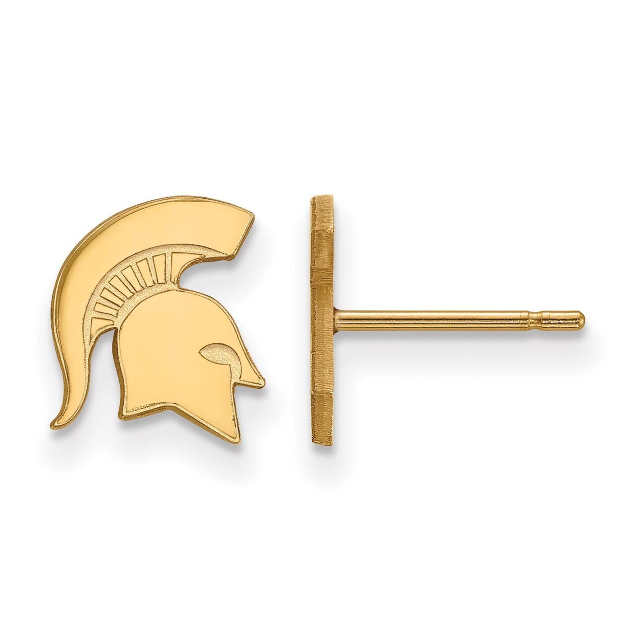 Michigan State University x-Small Post Earring 10k Yellow Gold 1Y050MIS