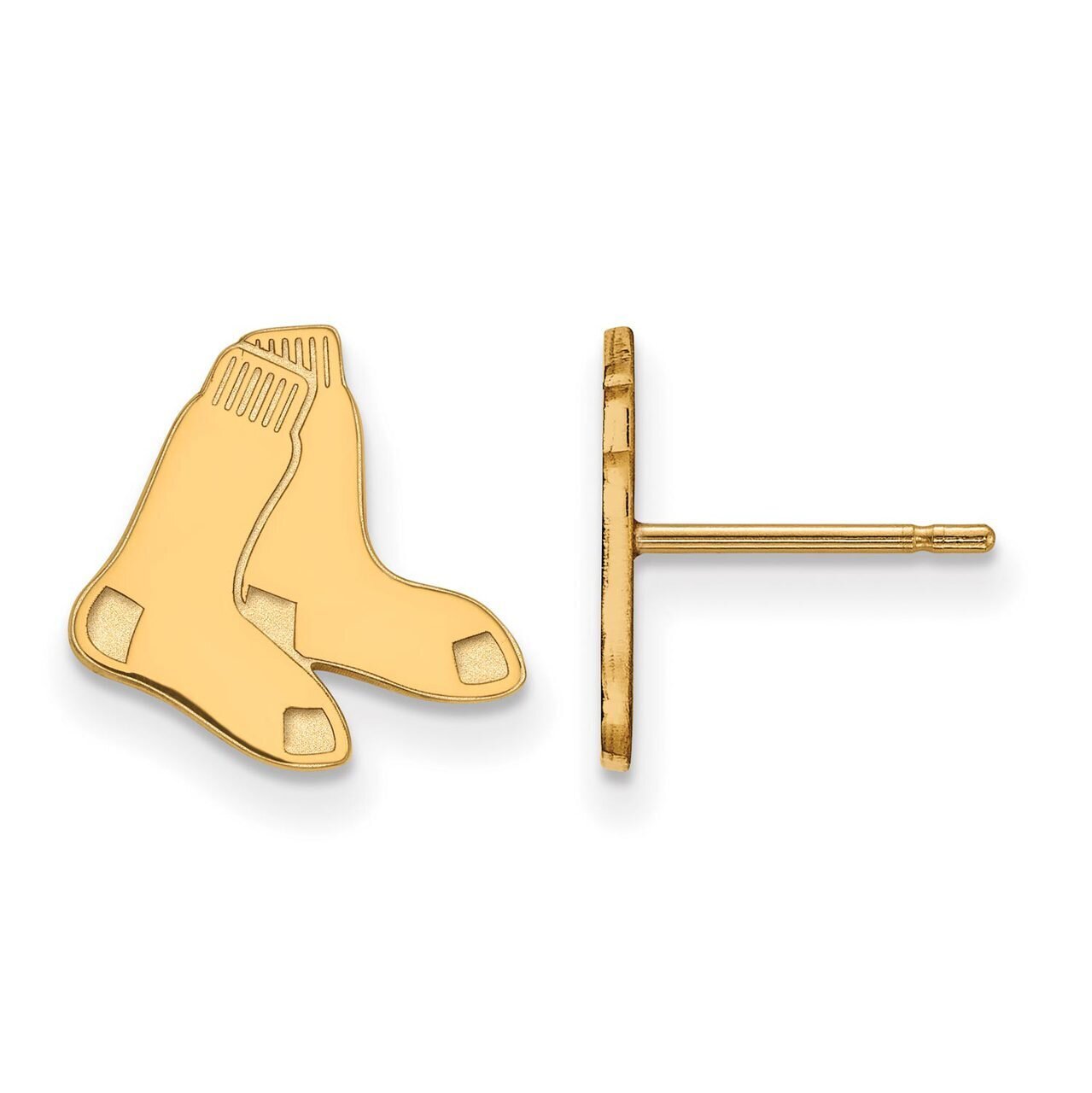 Boston Red Sox Small Post Earring 10k Yellow Gold 1Y050RSO