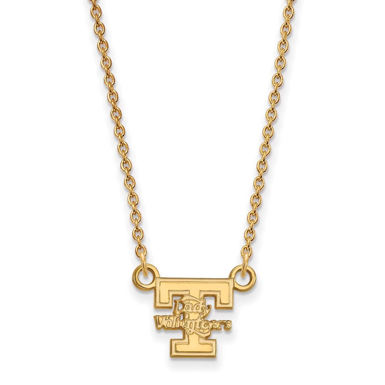 University of Tennessee Small Pendant with Chain Necklace 10k Yellow Gold 1Y054UTN-18, MPN: 1Y054UT…