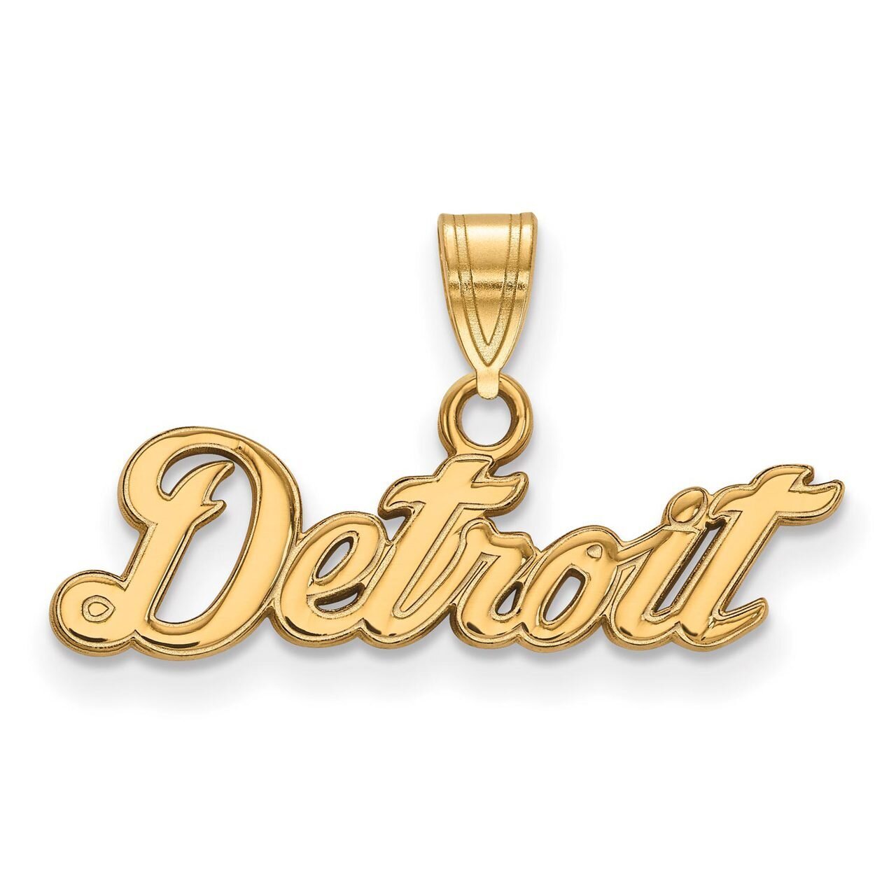 Detroit Tigers Small Pendant 10k Yellow Gold 1Y059TIG