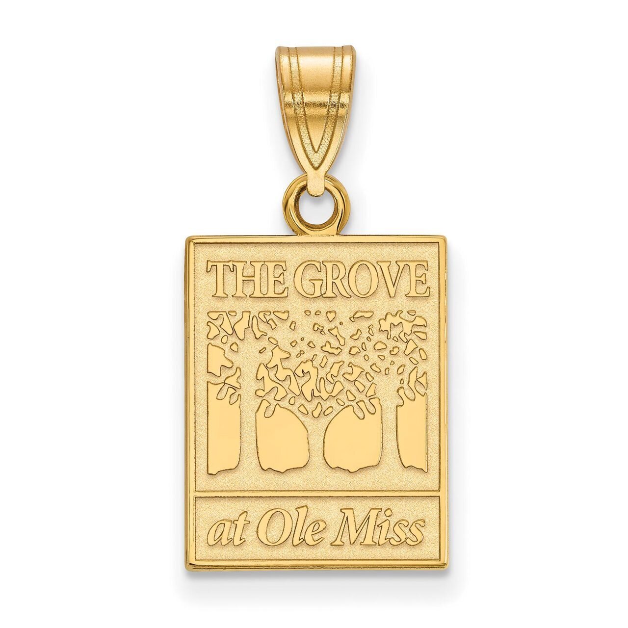 University of Mississippi Medium Pendant 10k Yellow Gold 1Y062UMS