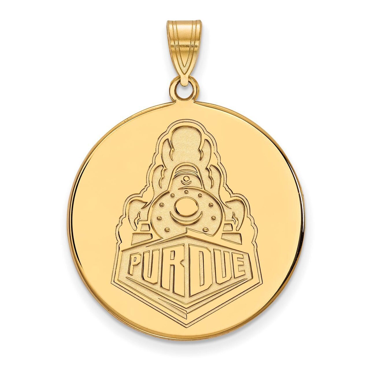 Purdue x-Large Disc Pendant 10k Yellow Gold 1Y065PU