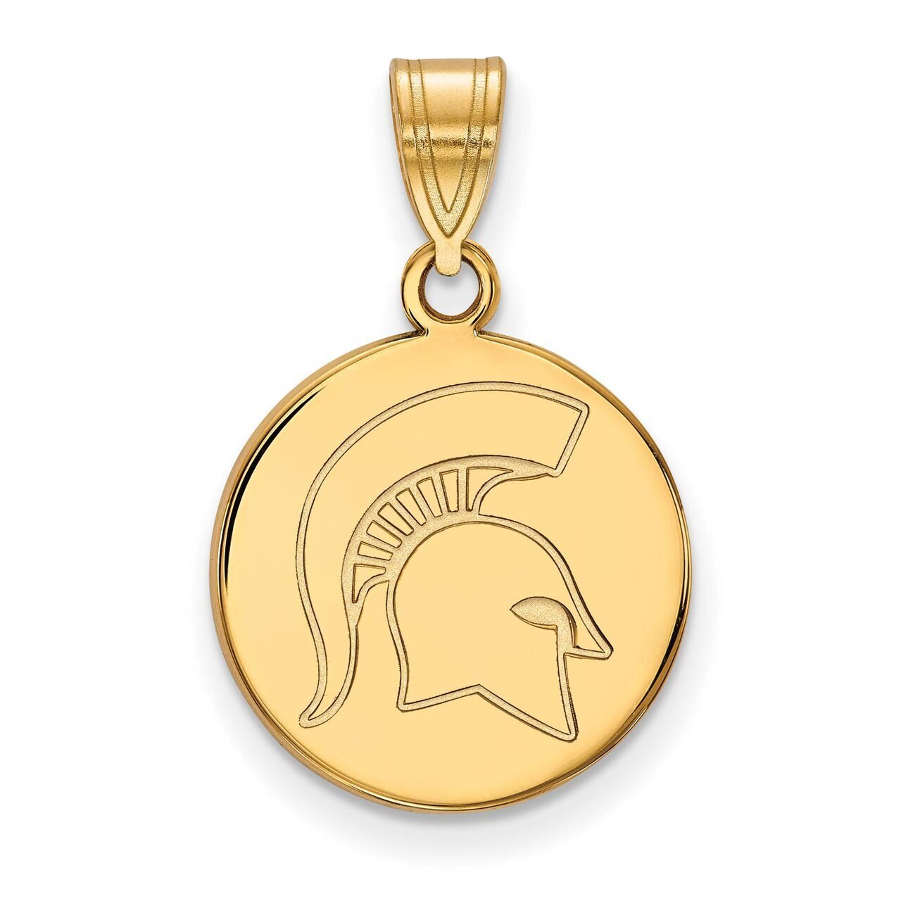 Michigan State University Medium Disc Pendant 10k Yellow Gold 1Y069MIS, MPN: 1Y069MIS, 886774822051