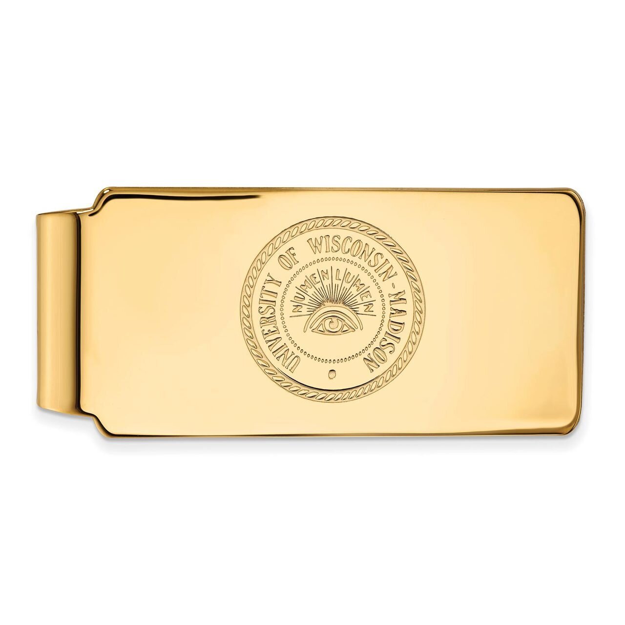 University of Wisconsin Money Clip 10k Yellow Gold 1Y083UWI, MPN: 1Y083UWI, 886774823140