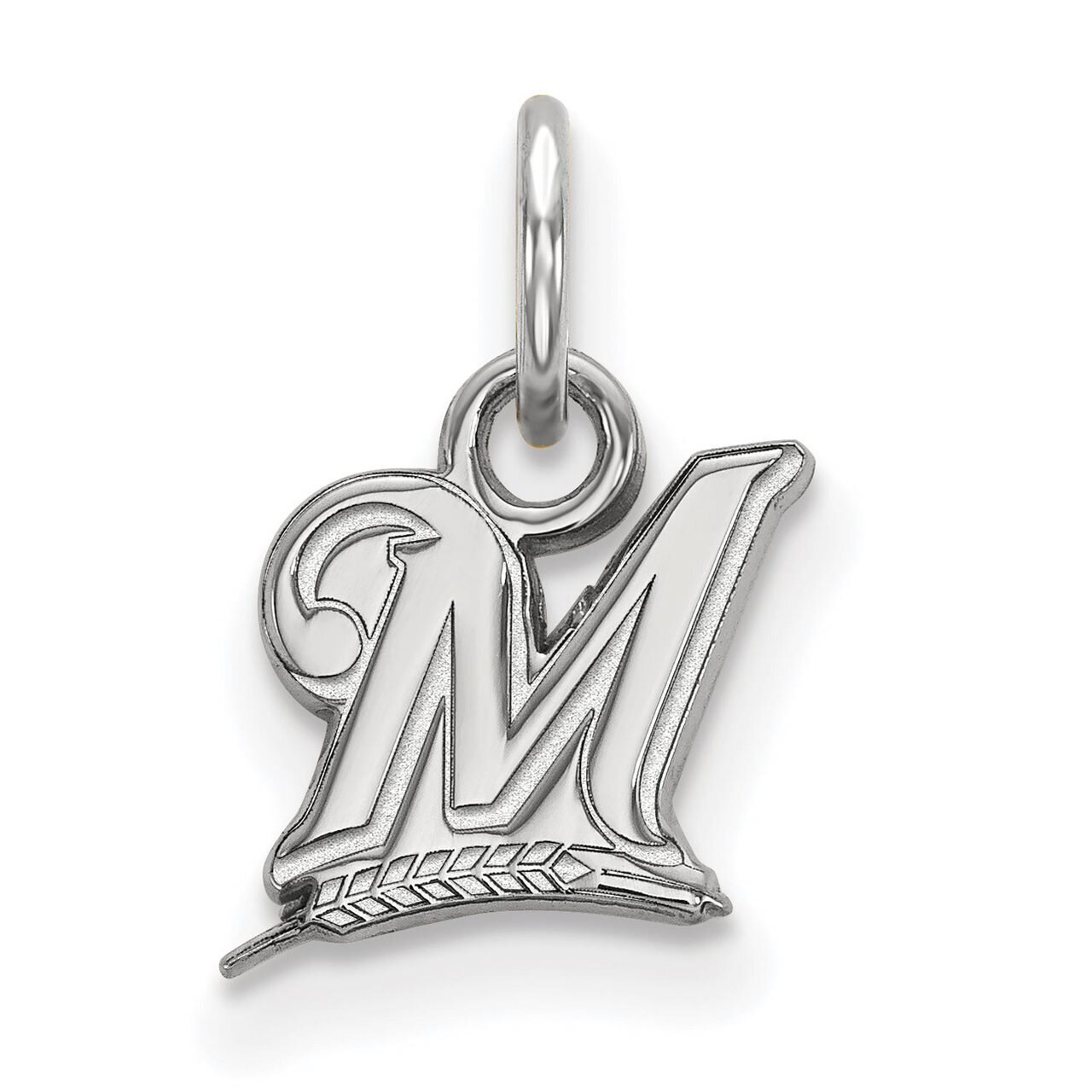 Milwaukee Brewers x-Small Pendant 14k White Gold 4W001BRE, MPN: 4W001BRE, 886774823560