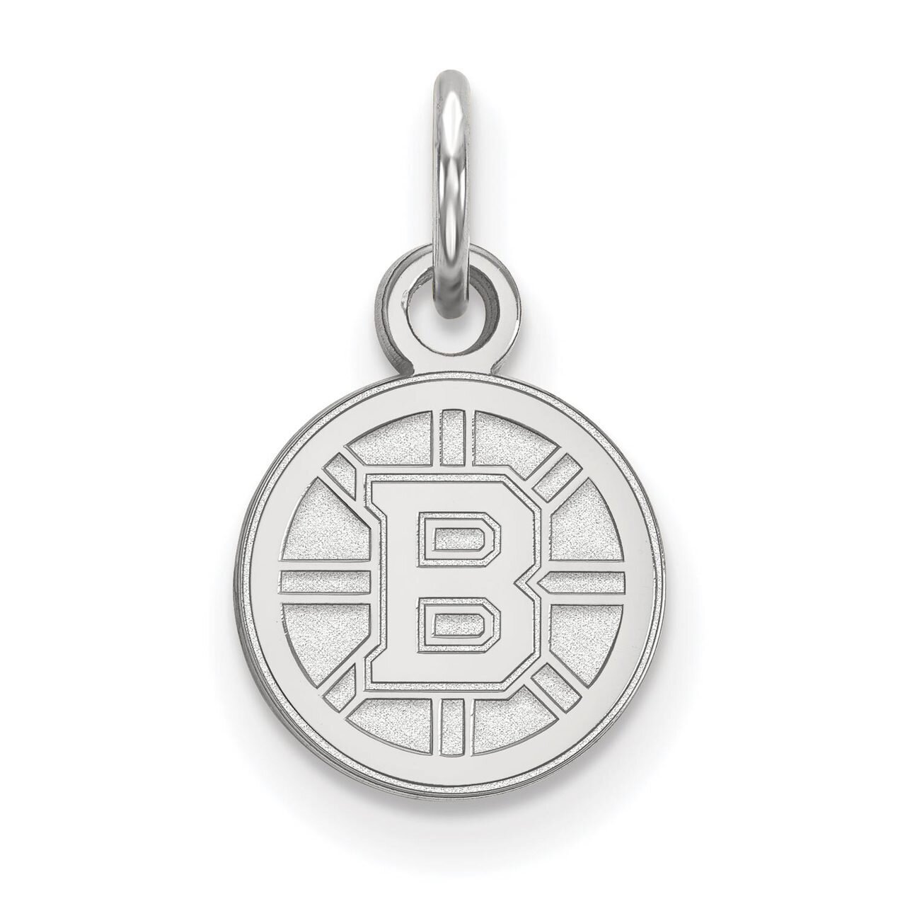 Boston Bruins x-Small Pendant 14k White Gold 4W001BRI