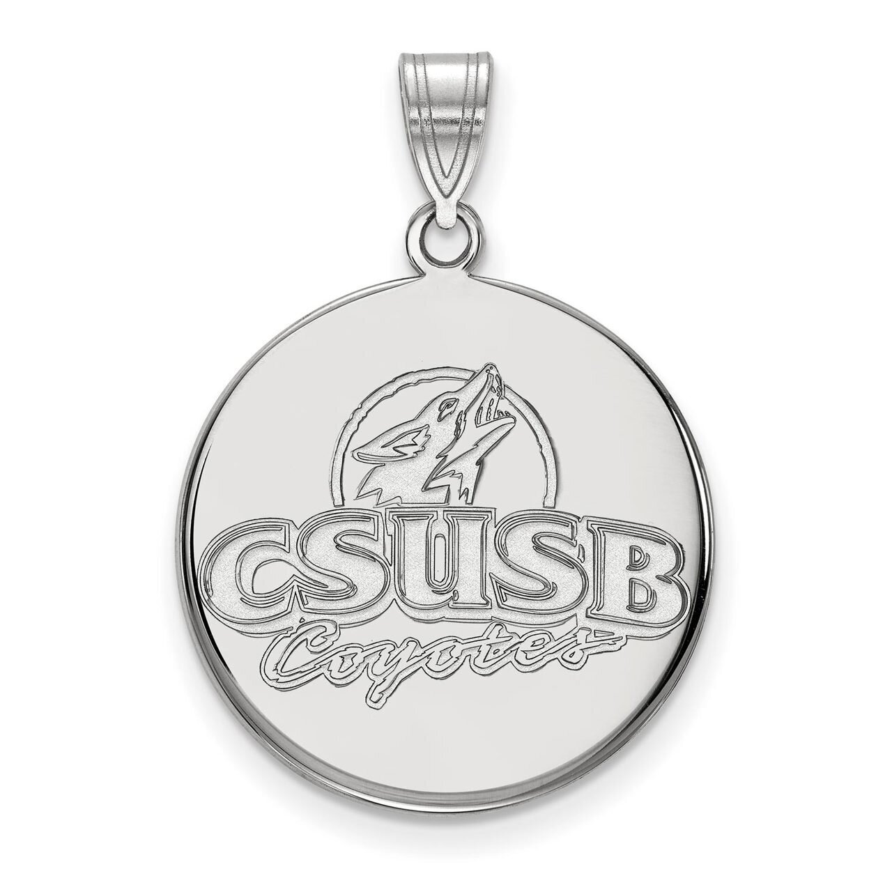 California University State San Bernardino Large Pendant 14k White Gold 4W001CSB, MPN: 4W001CSB, 88…