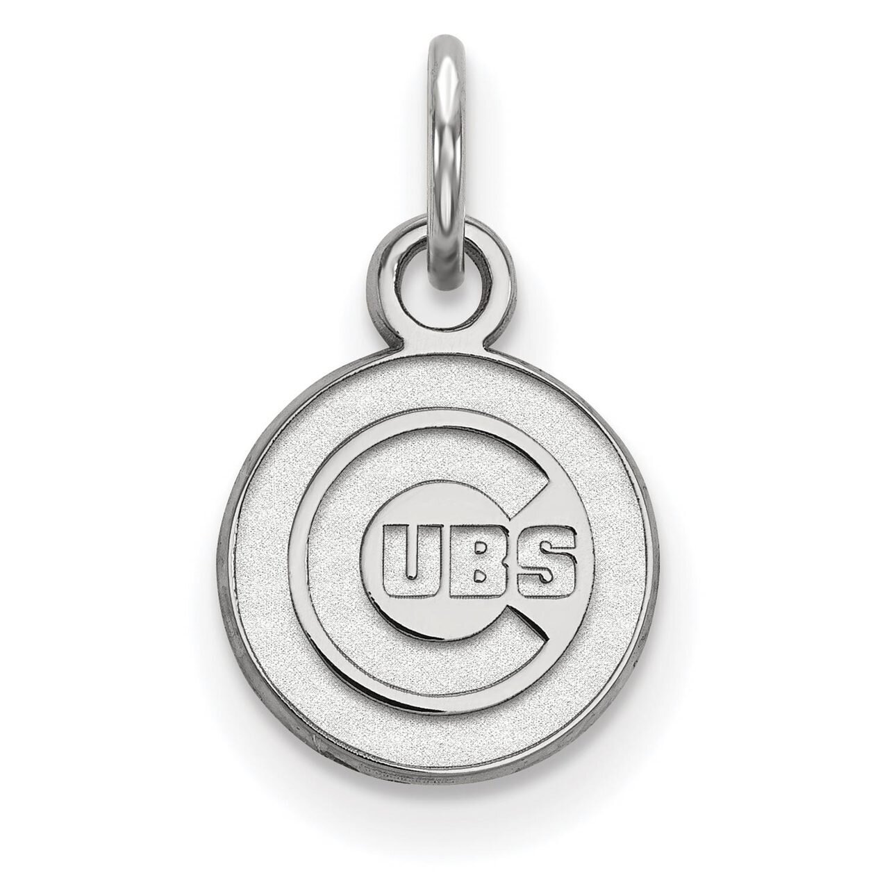 Chicago Cubs x-Small Pendant 14k White Gold 4W001CUB