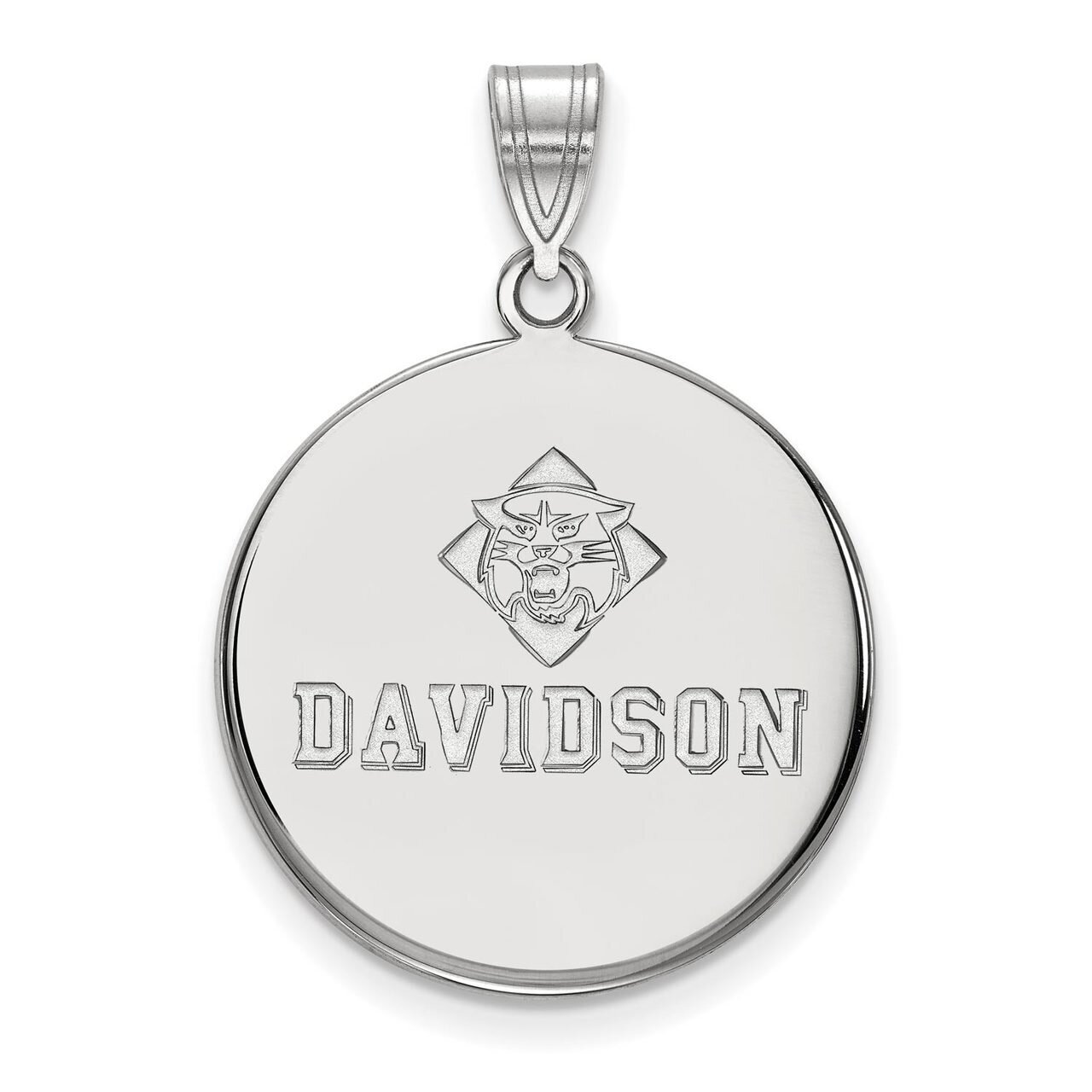 Davidson College Large Disc Pendant 14k White Gold 4W001DAV, MPN: 4W001DAV, 886774823744