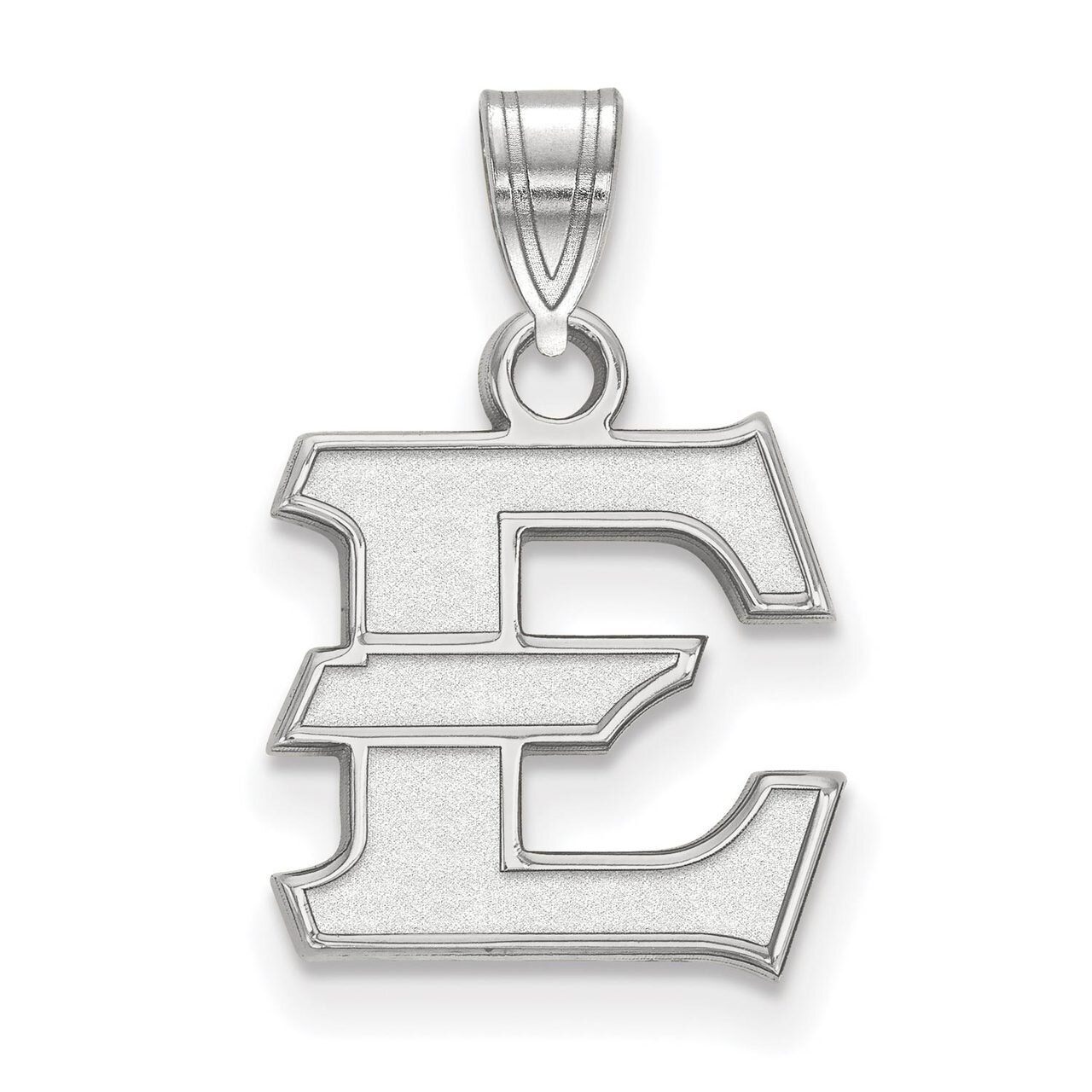 East Tennessee State Small Pendant 14k White Gold 4W001ETS