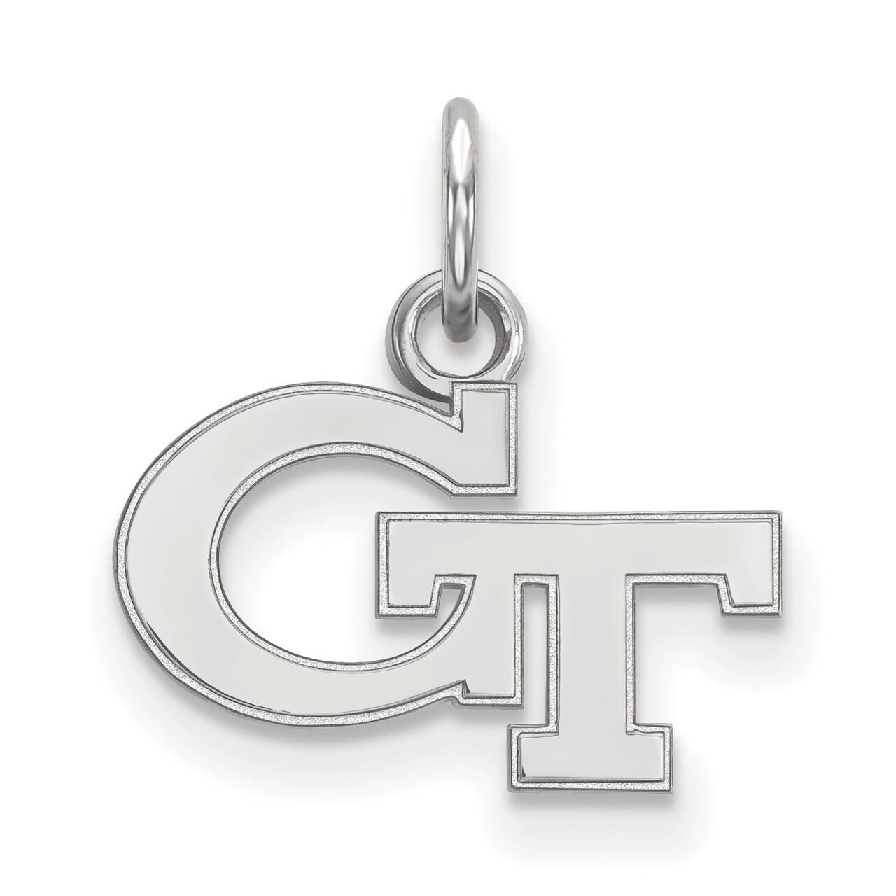 Georgia Institute of Technology x-Small Pendant 14k White Gold 4W001GT