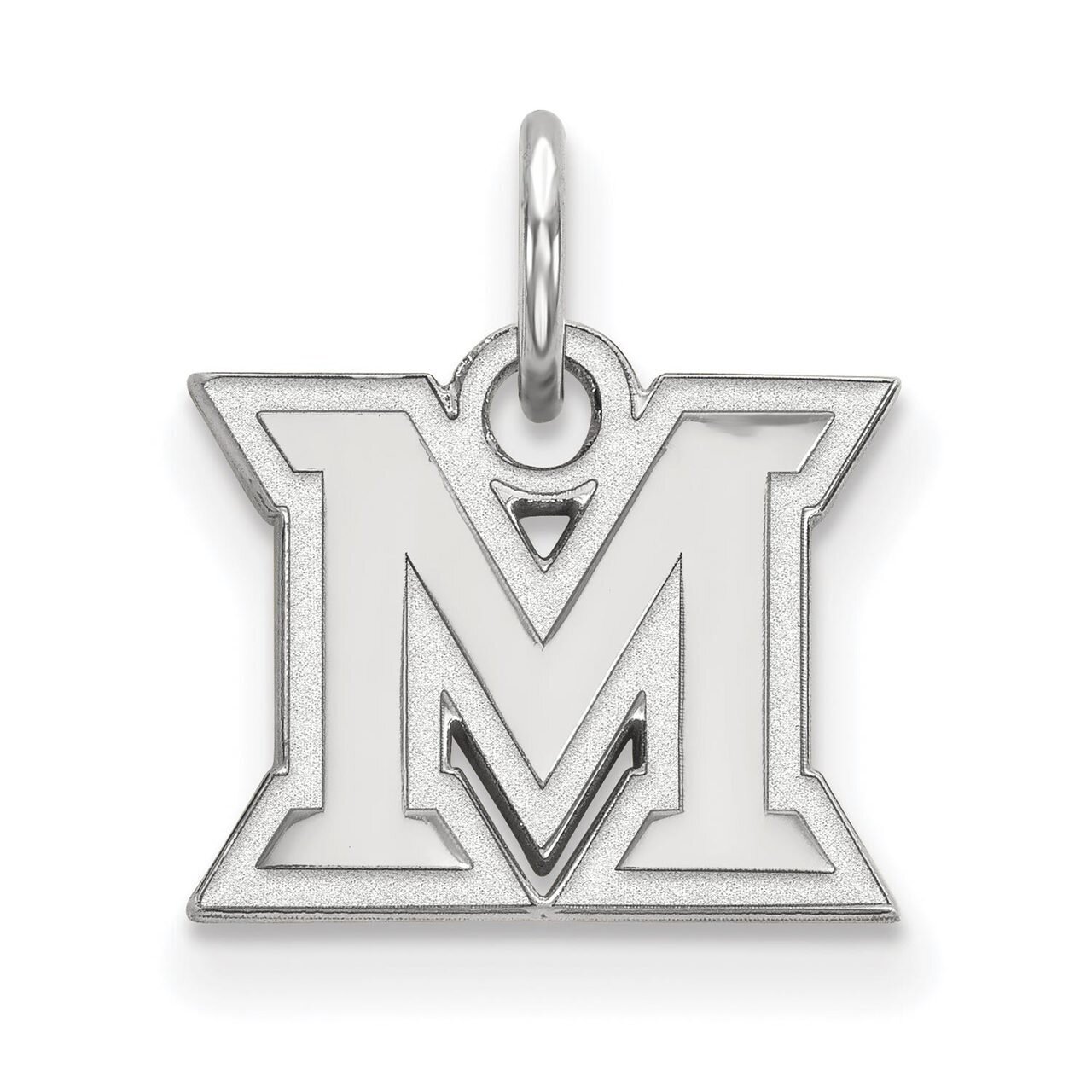 Miami University x-Small Pendant 14k White Gold 4W001MU, MPN: 4W001MU, 886774824376