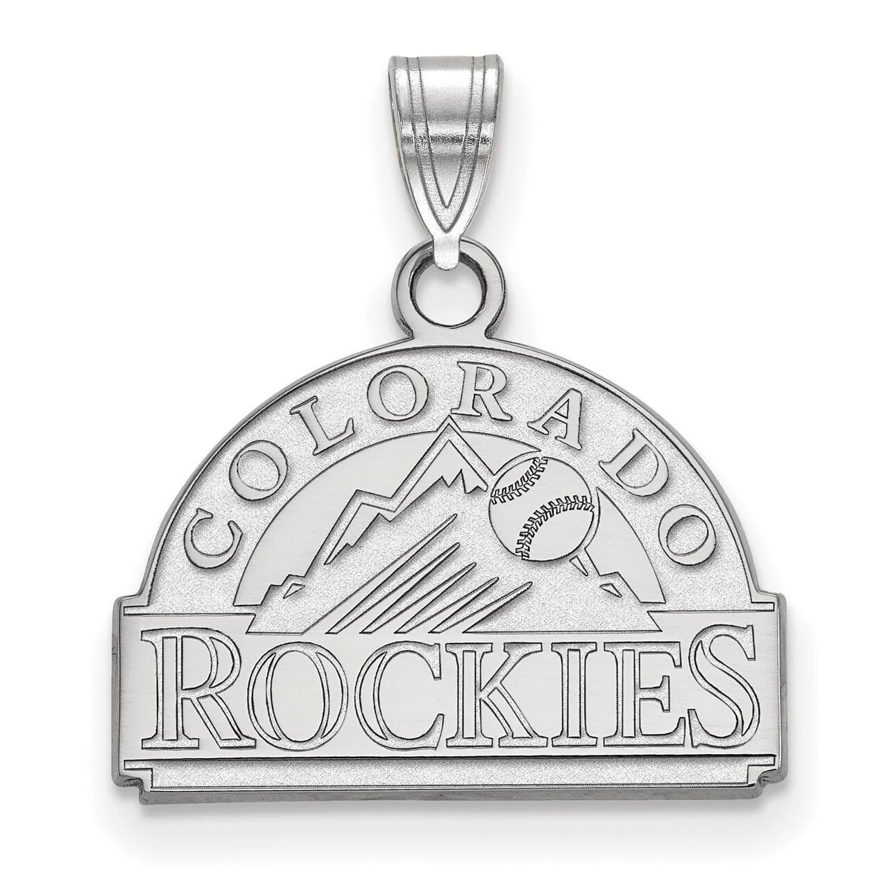Colorado Rockies Small Pendant 14k White Gold 4W001ROK, MPN: 4W001ROK, 886774824673