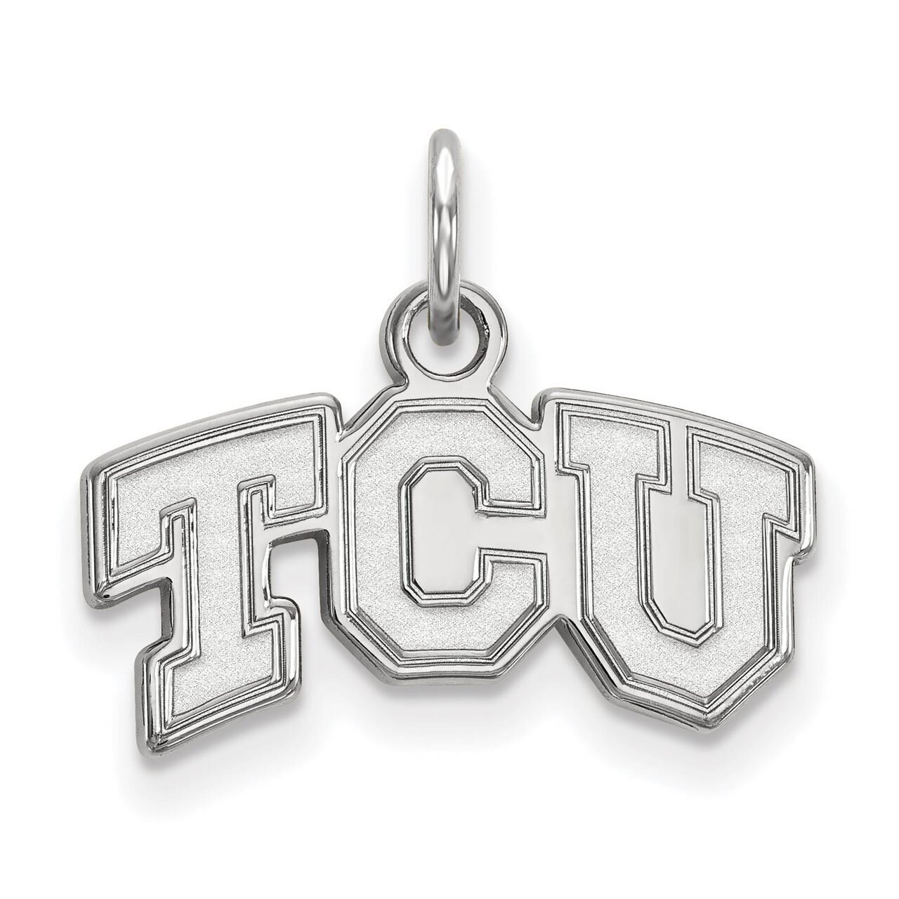 Texas Christian University x-Small Pendant 14k White Gold 4W001TCU, MPN: 4W001TCU, 886774824987