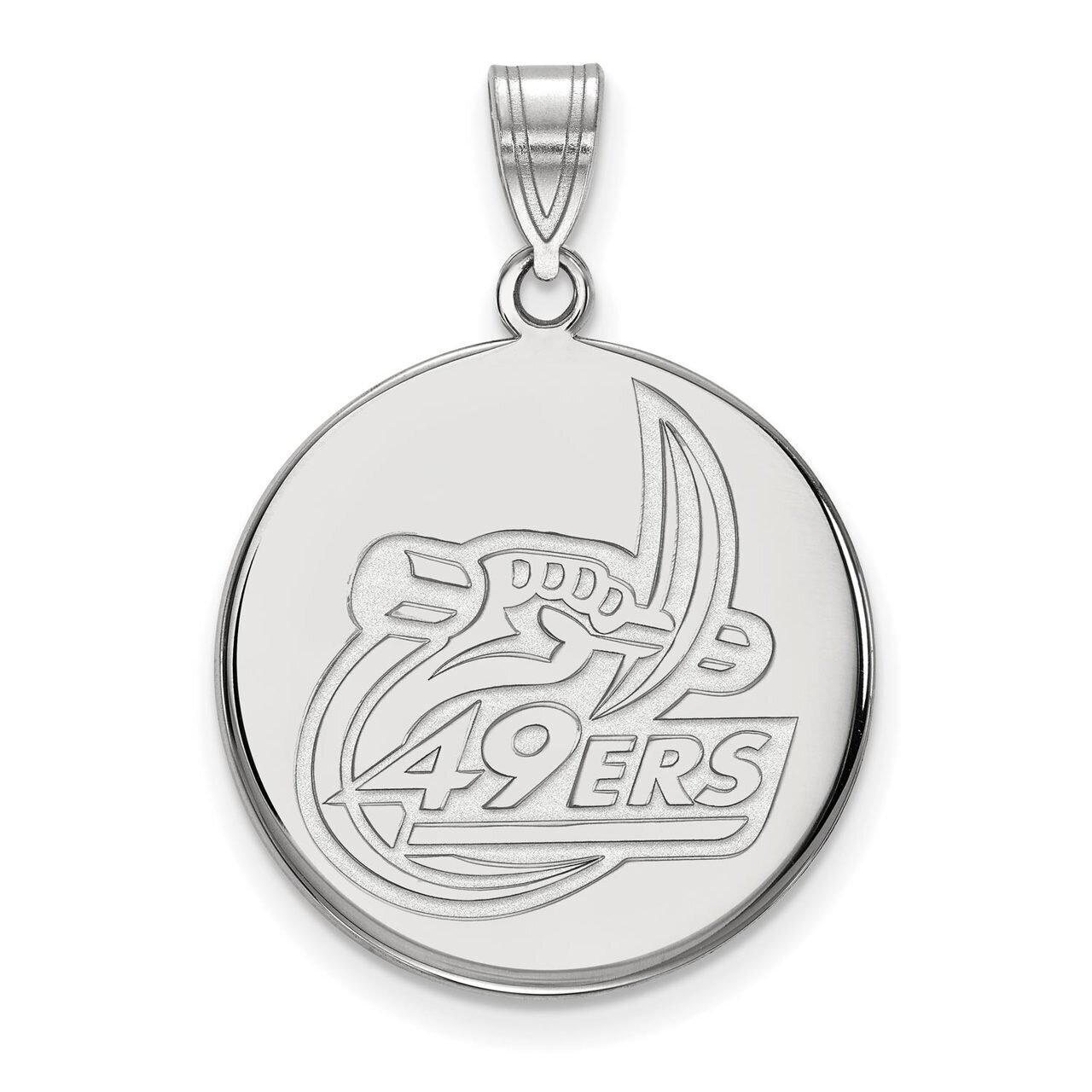 University of North Carolina at Charlotte Large Disc Pendant 14k White Gold 4W001UNCC, MPN: 4W001UN…