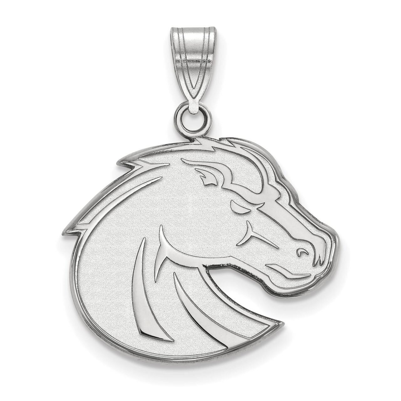 Boise State University Large Pendant 14k White Gold 4W002BOS, MPN: 4W002BOS, 886774826141