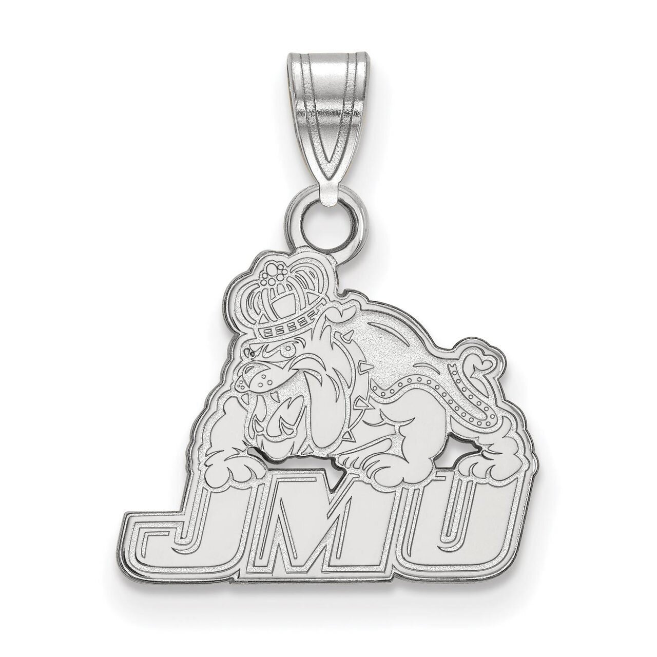 James Madison University Small Pendant 14k White Gold 4W002JMU, MPN: 4W002JMU, 886774826707