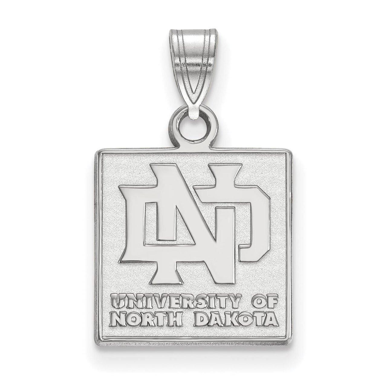 University of North Dakota Small Pendant 14k White Gold 4W002UNOD