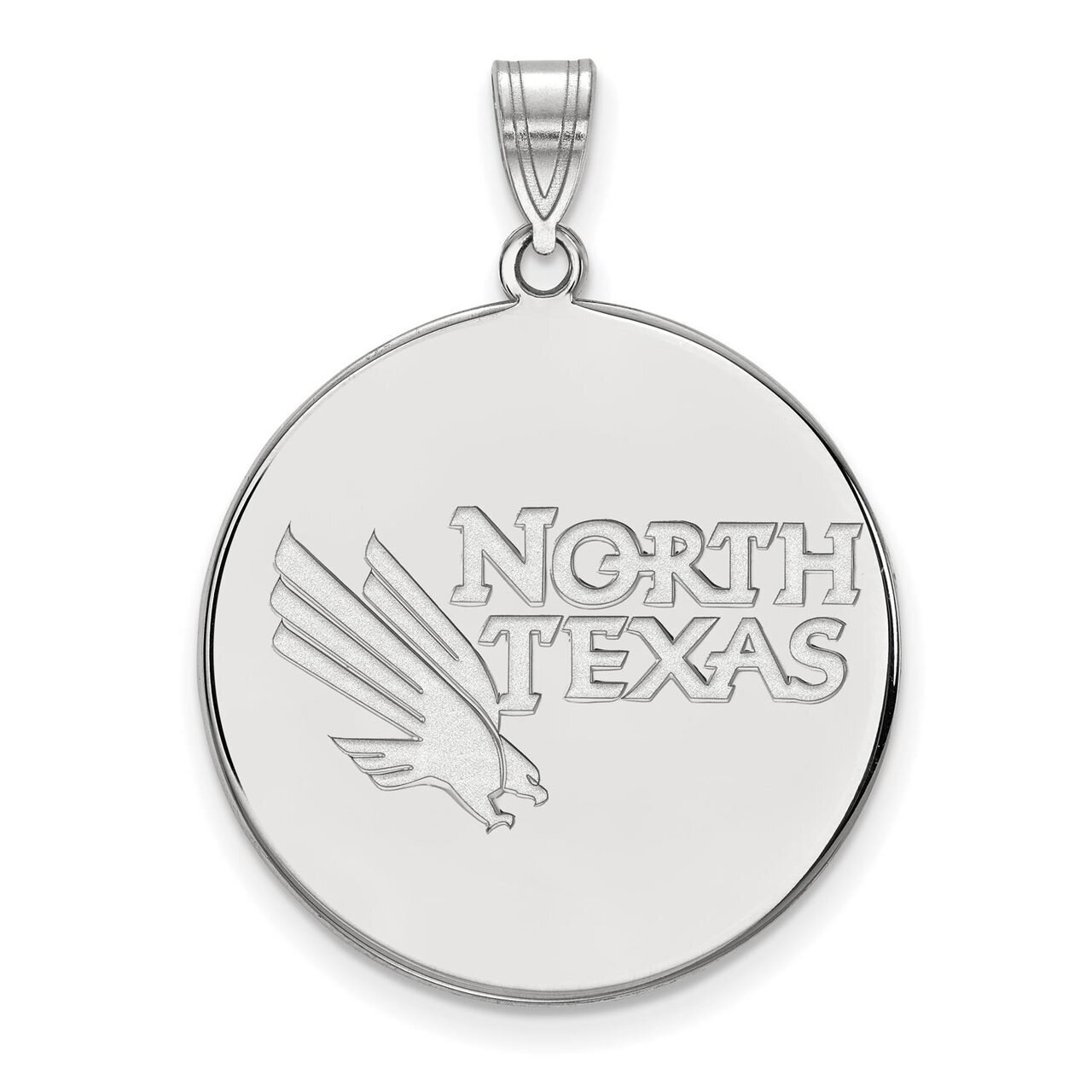 University of North Texas x-Large Disc Pendant 14k White Gold 4W002UNT, MPN: 4W002UNT, 886774827988