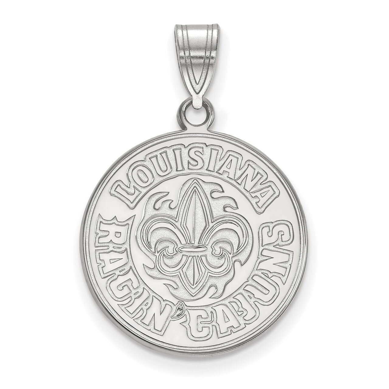 University of Louisiana at Lafayette Large Pendant 14k White Gold 4W002USL, MPN: 4W002USL, 88677482…