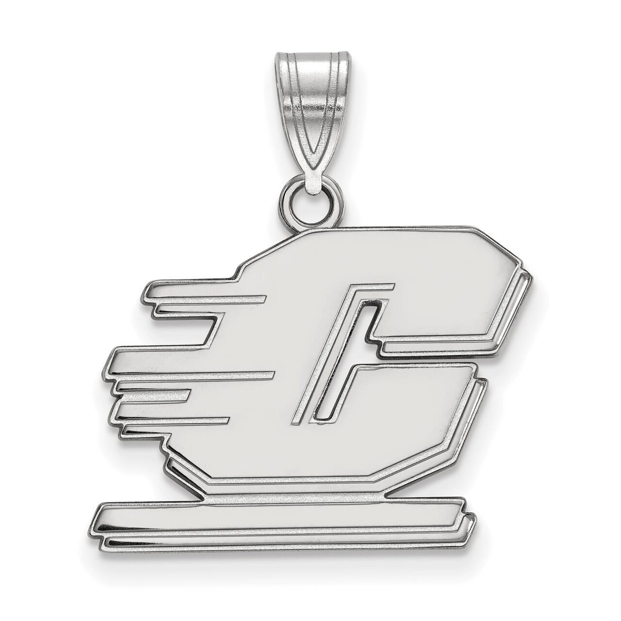 Central Michigan University Medium Pendant 14k White Gold 4W003CMU, MPN: 4W003CMU, 886774828633