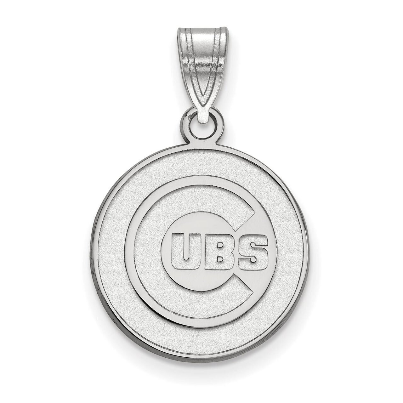Chicago Cubs Medium Pendant 14k White Gold 4W003CUB, MPN: 4W003CUB, 886774828671
