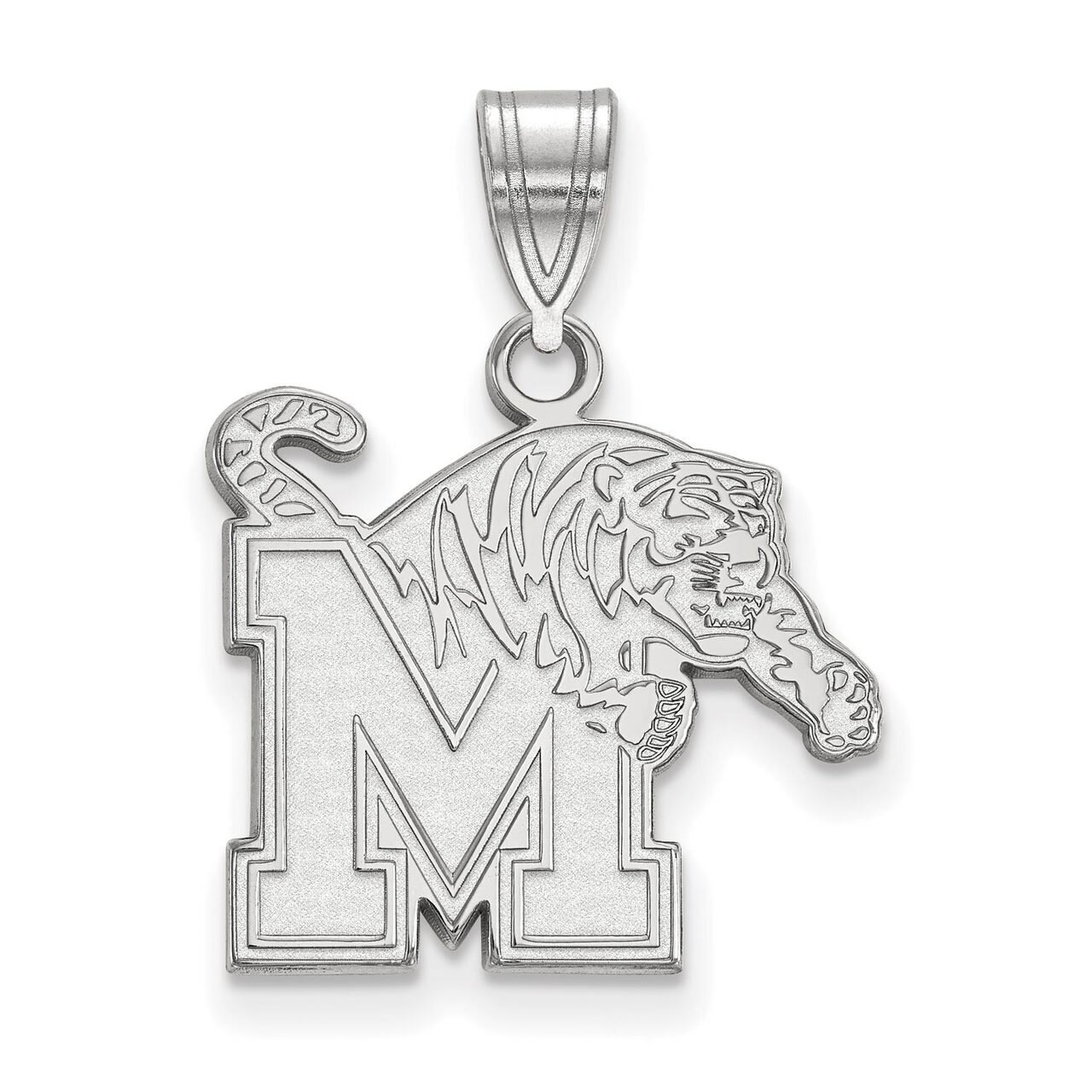 University of Memphis Medium Pendant 14k White Gold 4W003UMP, MPN: 4W003UMP, 886774829609