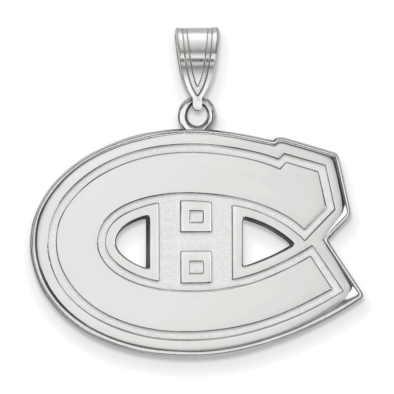 Montreal Canadiens Large Pendant 14k White Gold 4W004CAN