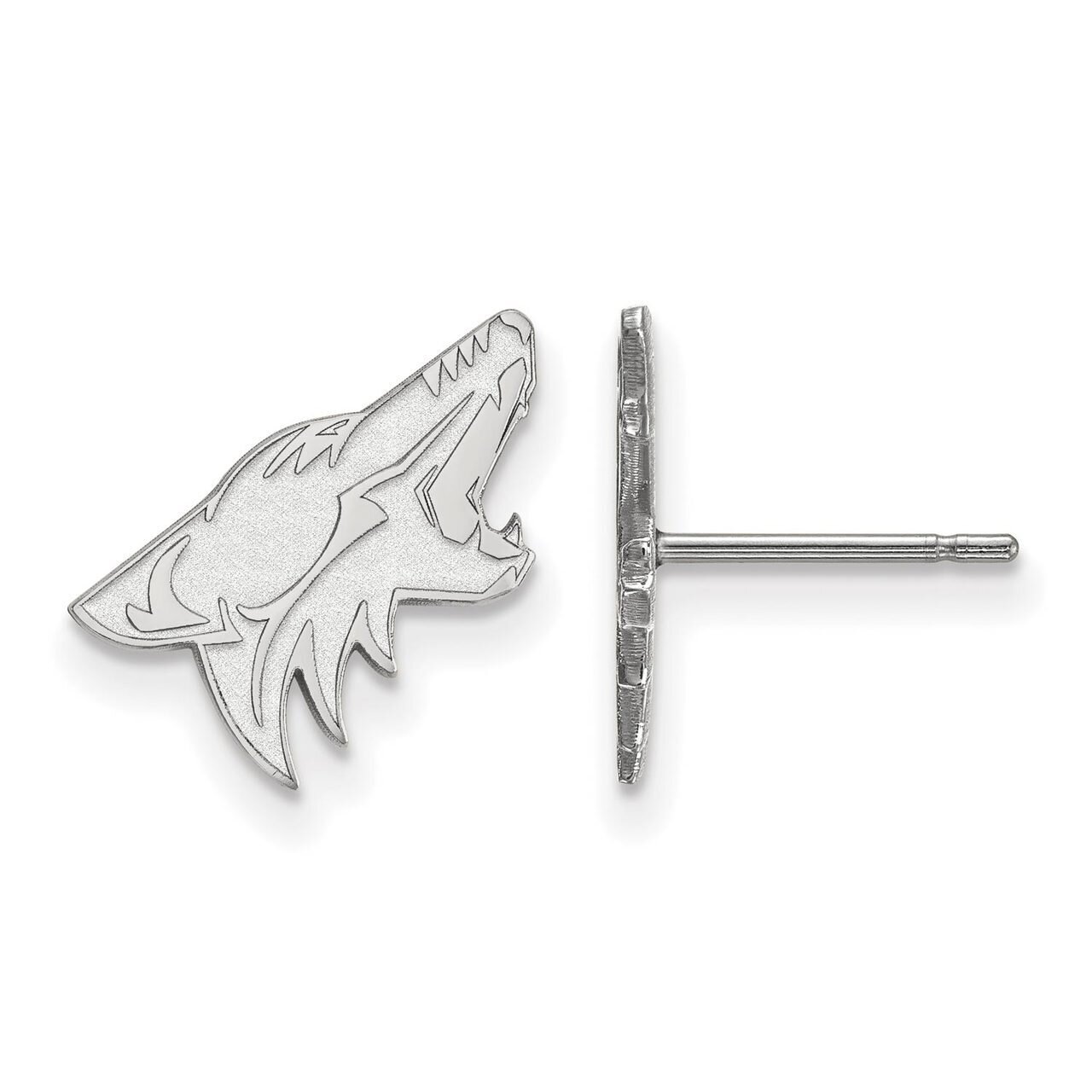 Phoenix Coyotes Small Post Earring 14k White Gold 4W004COY, MPN: 4W004COY, 886774830216