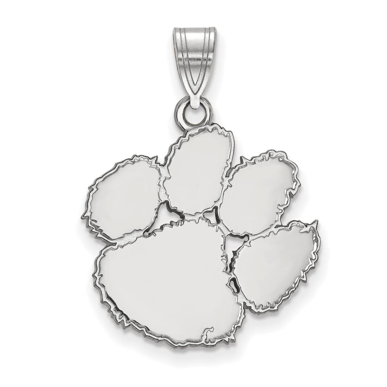 Clemson University Large Pendant 14k White Gold 4W004CU, MPN: 4W004CU, 886774830247