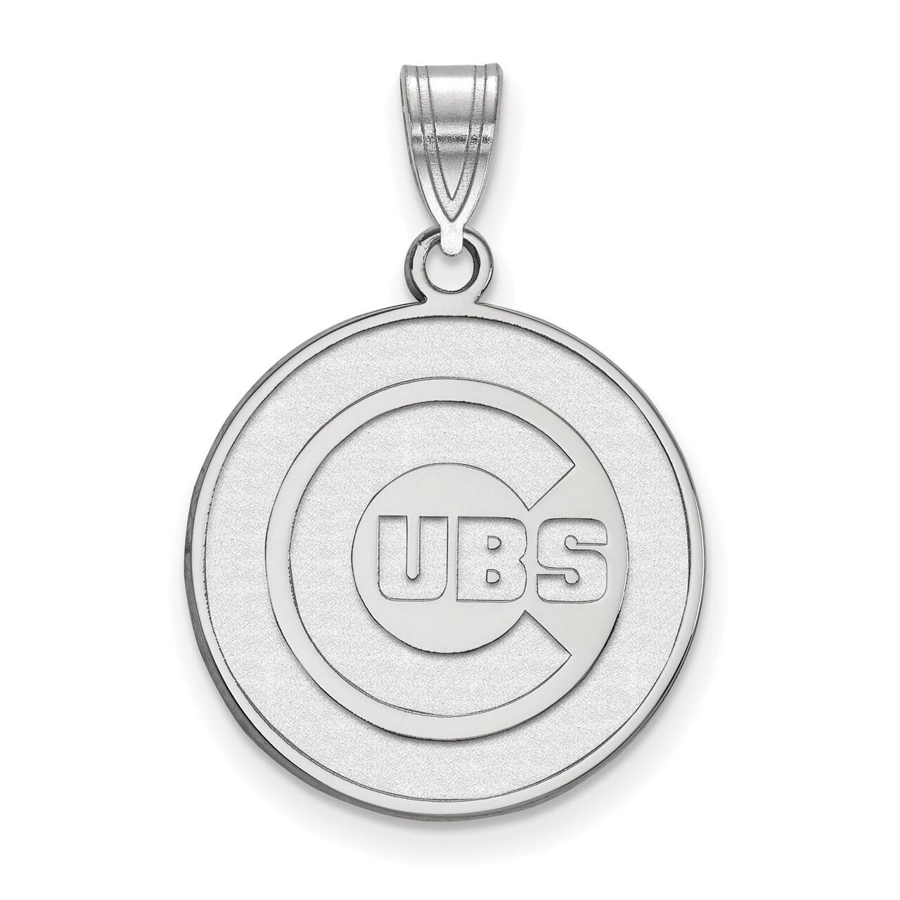 Chicago Cubs Large Pendant 14k White Gold 4W004CUB, MPN: 4W004CUB, 886774830254