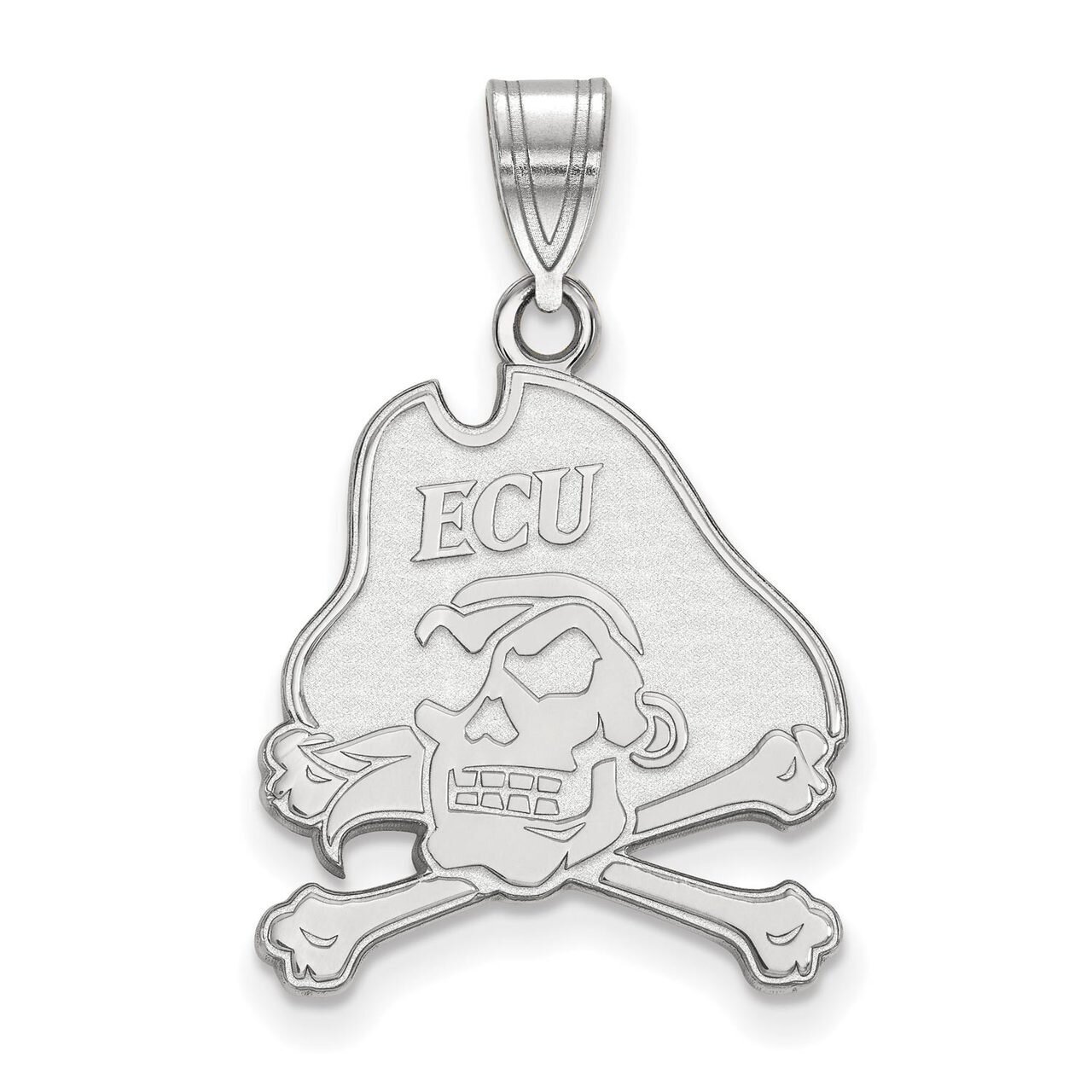 East Carolina University Large Pendant 14k White Gold 4W004ECU, MPN: 4W004ECU, 886774830339