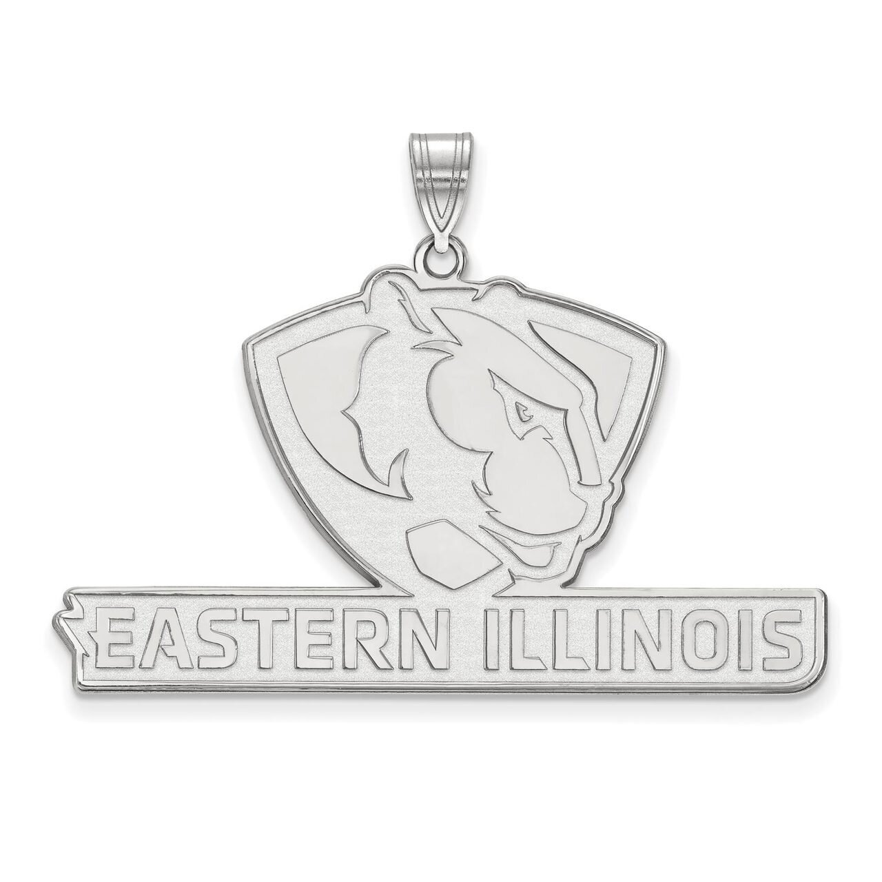 Eastern Illinois University x-Large Pendant 14k White Gold 4W004EIU