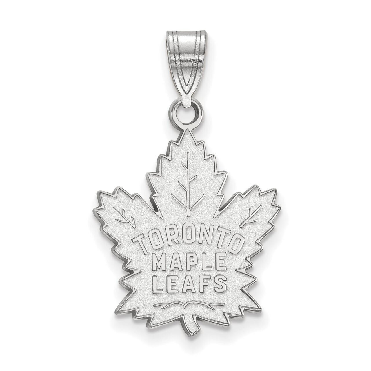 Toronto Maple Leafs Large Pendant 14k White Gold 4W004MLE, MPN: 4W004MLE, 886774736655