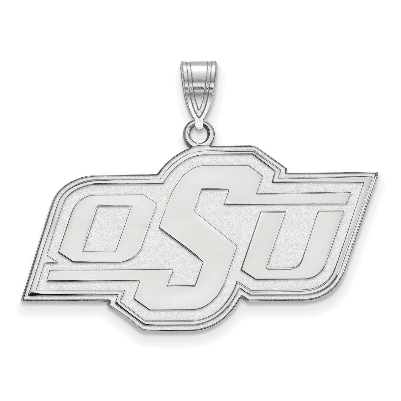 Oklahoma State University Large Pendant 14k White Gold 4W004OKS, MPN: 4W004OKS, 886774830780