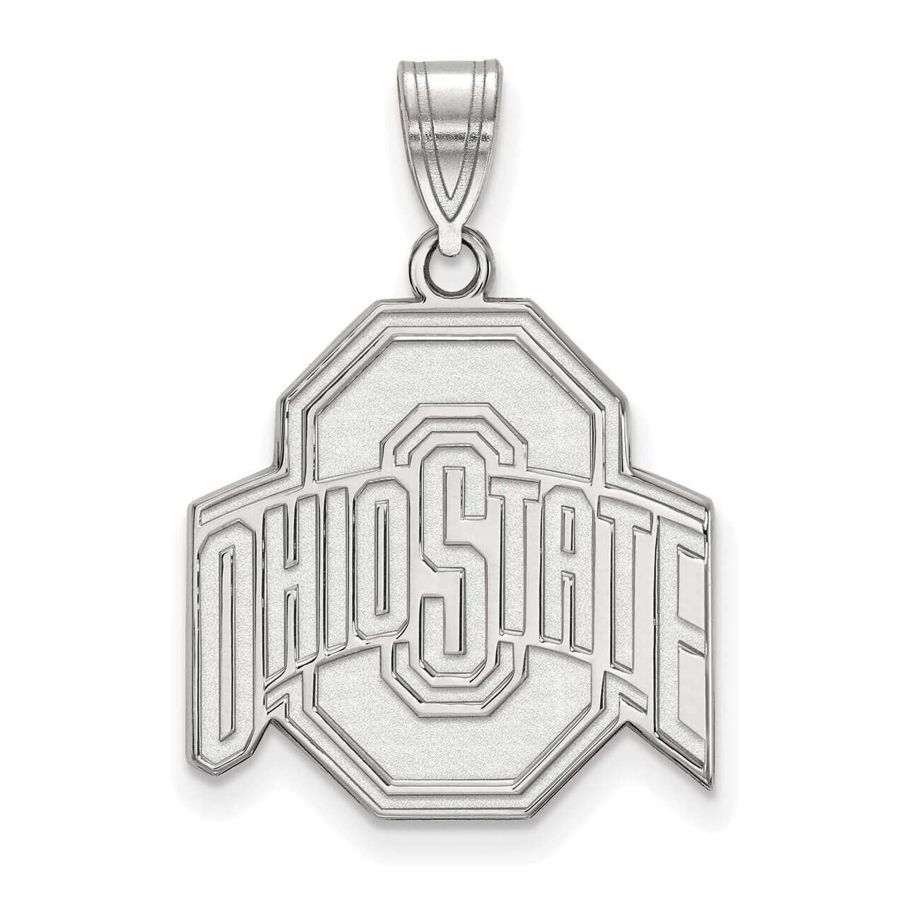 Ohio State University Large Pendant 14k White Gold 4W004OSU, MPN: 4W004OSU, 886774830810