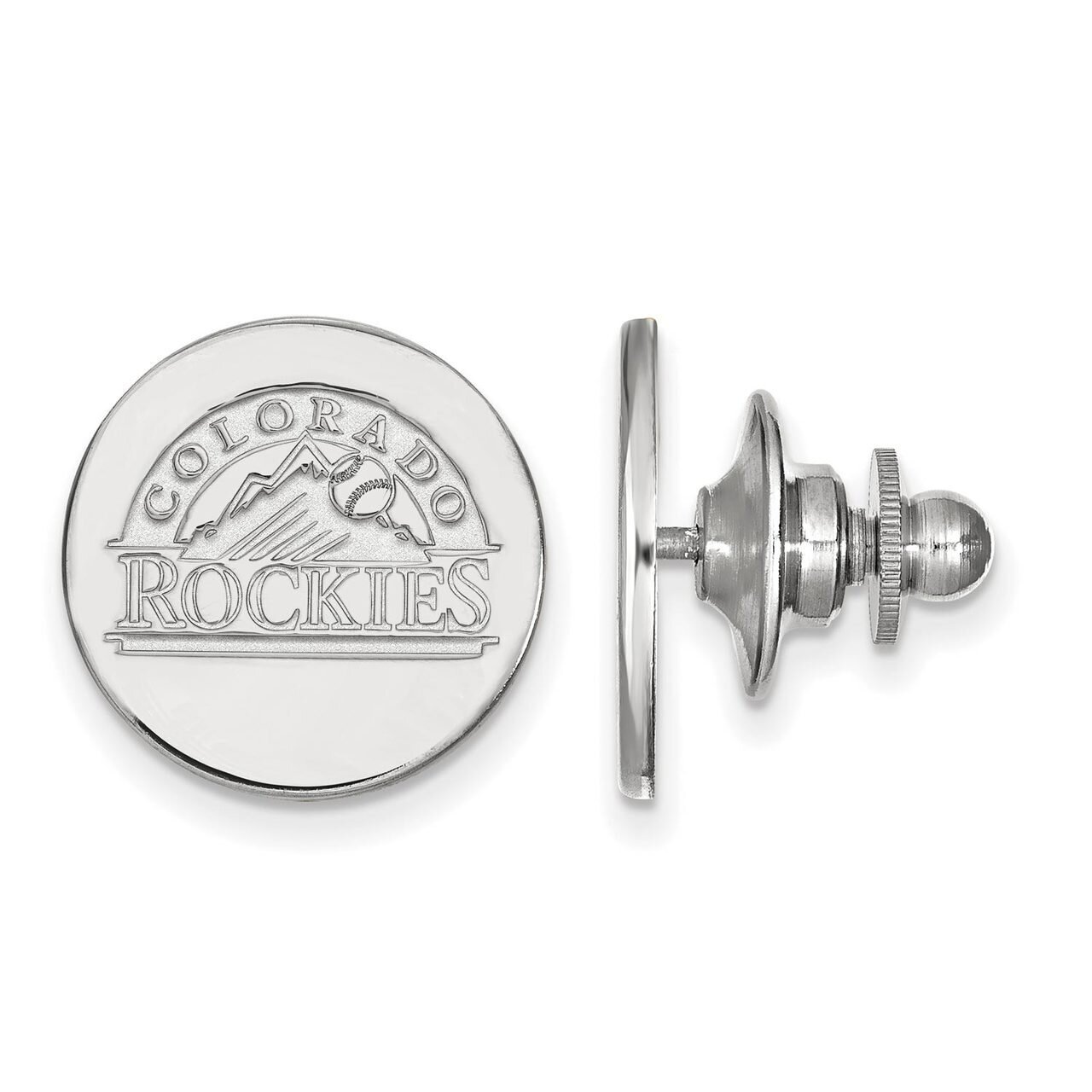 Colorado Rockies Lapel Pin 14k White Gold 4W004ROK, MPN: 4W004ROK, 886774830933