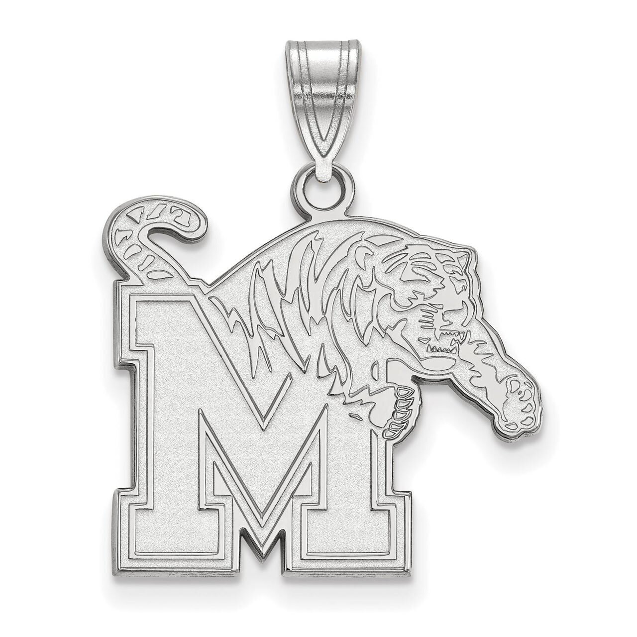 University of Memphis Large Pendant 14k White Gold 4W004UMP, MPN: 4W004UMP, 886774831411