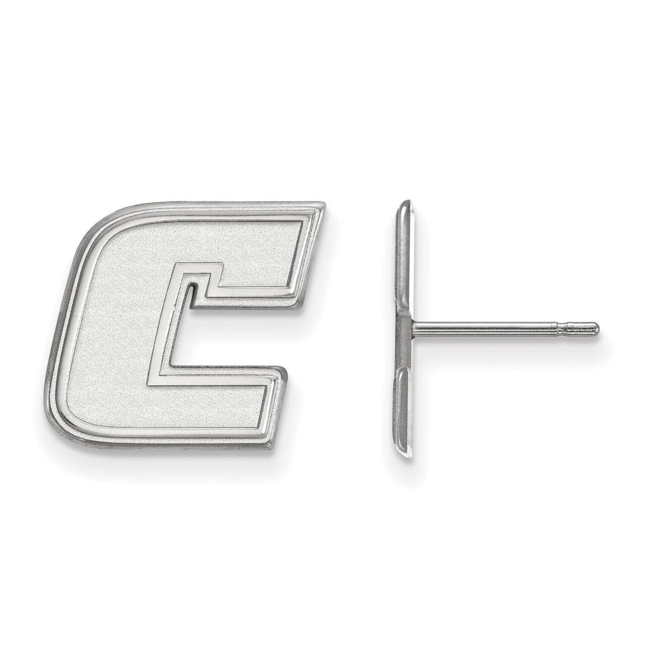 The University of Tennessee at Chattanooga Small Post Earring 14k White Gold 4W004UTC, MPN: 4W004UT…