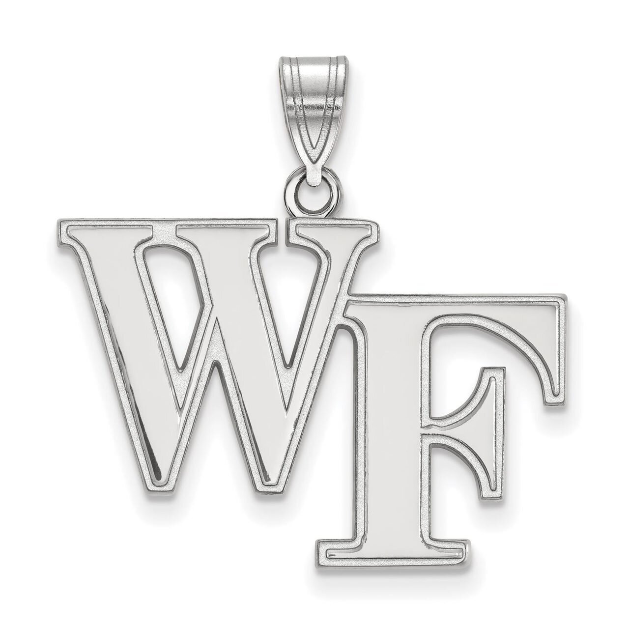 Wake Forest University Large Pendant 14k White Gold 4W004WFU, MPN: 4W004WFU, 886774831787