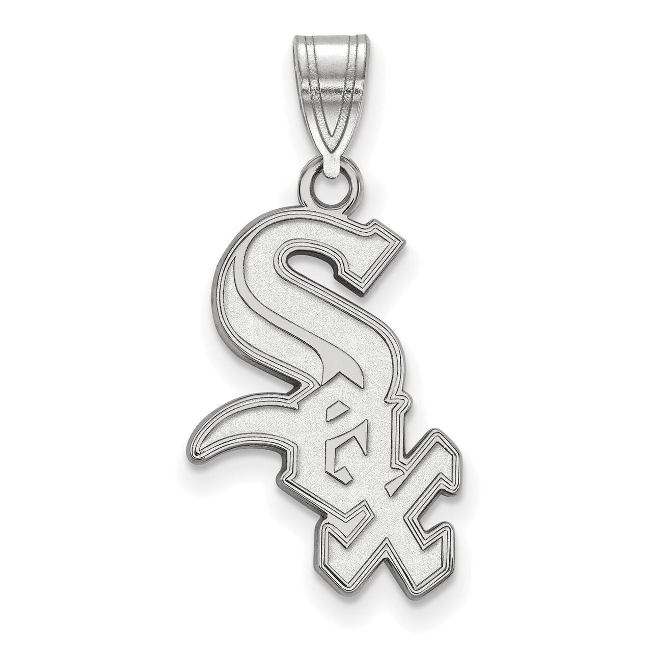 Chicago White Sox Large Pendant 14k White Gold 4W004WHI, MPN: 4W004WHI, 886774831794